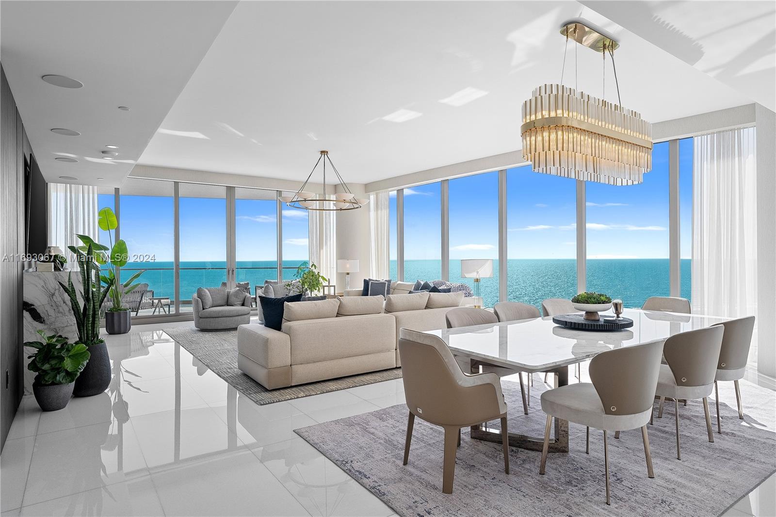 Property for Sale at 17975 Collins 1701, Sunny Isles Beach, Miami-Dade County, Florida - Bedrooms: 5 
Bathrooms: 7  - $12,100,000