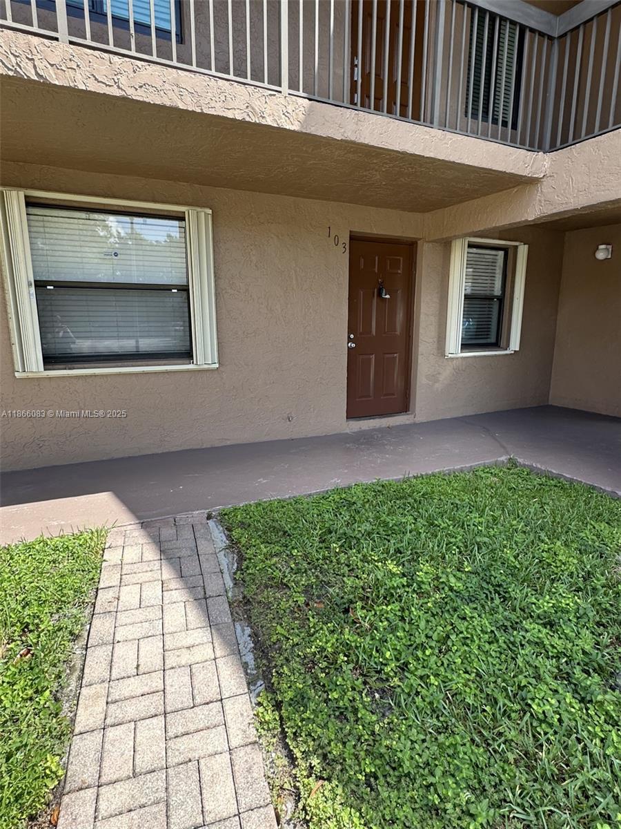 This well-maintained first-floor condo is located in the heart of Sunrise, within the Welleby Winding Lakes community. Enjoy the fantastic and relaxing lake view. It features spacious rooms filled with natural light. The unit includes a washer and dryer for added convenience. Residents can enjoy a community pool and tennis courts, and the area is conveniently close to Sawgrass Mall, major highways, and various shops, with a Publix store within walking distance. The unit features hurricane shutters, one assigned parking space, and ample guest parking. The Landlord requires the tenant to have insurance. Per association rules, one dog up to 15 pounds and a minimum 650 credit score.