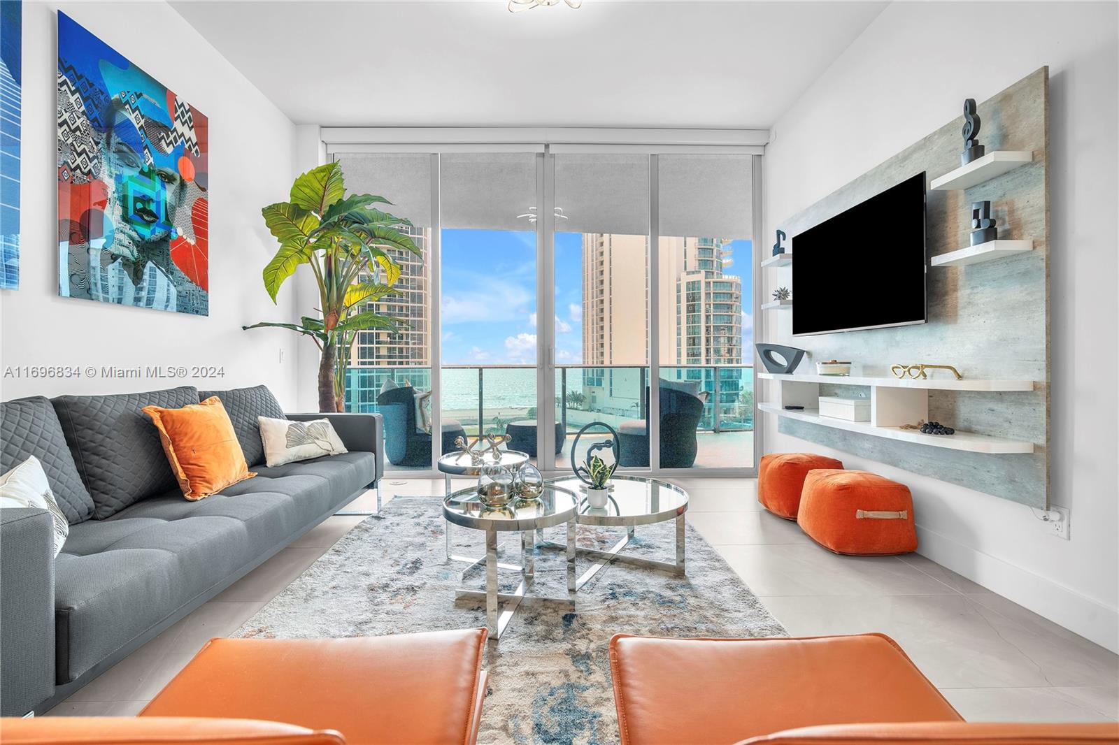 Rental Property at 17550 Collins Avenue Ave 704, Sunny Isles Beach, Miami-Dade County, Florida - Bedrooms: 2 
Bathrooms: 3  - $8,100 MO.