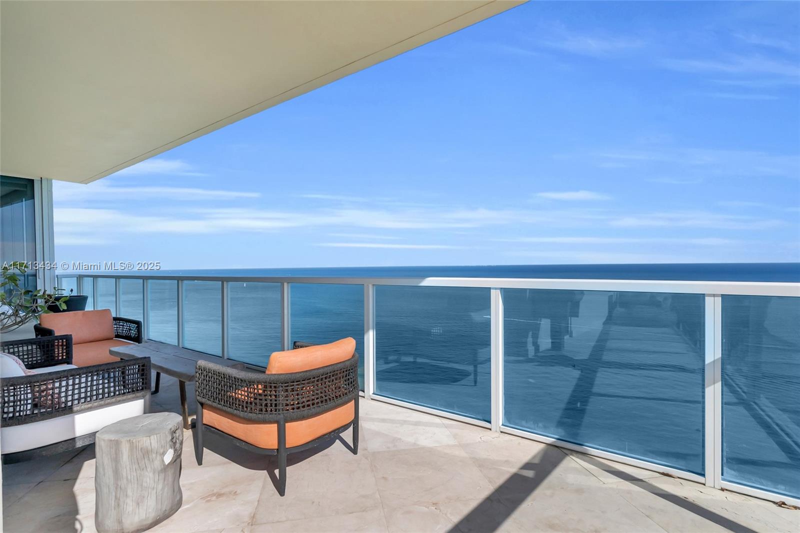 Live the ultimate beachfront lifestyle with 180-degree endless panoramic ocean views from the wraparound 450 SF terrace that extends to South Beach and the magnificent Miami Downtown Skyline. This Lower Penthouse corner designer furniture unit has 2 oceanfront primary bedrooms, split floorplan, with ensuite bathrooms and high-end California walk-in closets plus a guest bathroom offering a luxury living experience that only Sunny Isles Beach can offer. Relax at your full-service private beach, dip in the sparkling pool, exercise at the state-of-the-art oceanfront gym with 2 assigned parking and 1 valet. The rent price for 30 Days $18K 6M $12K/M Yearly $9.5/M (2 weeks stay $850 per night) Lic# STR-03141