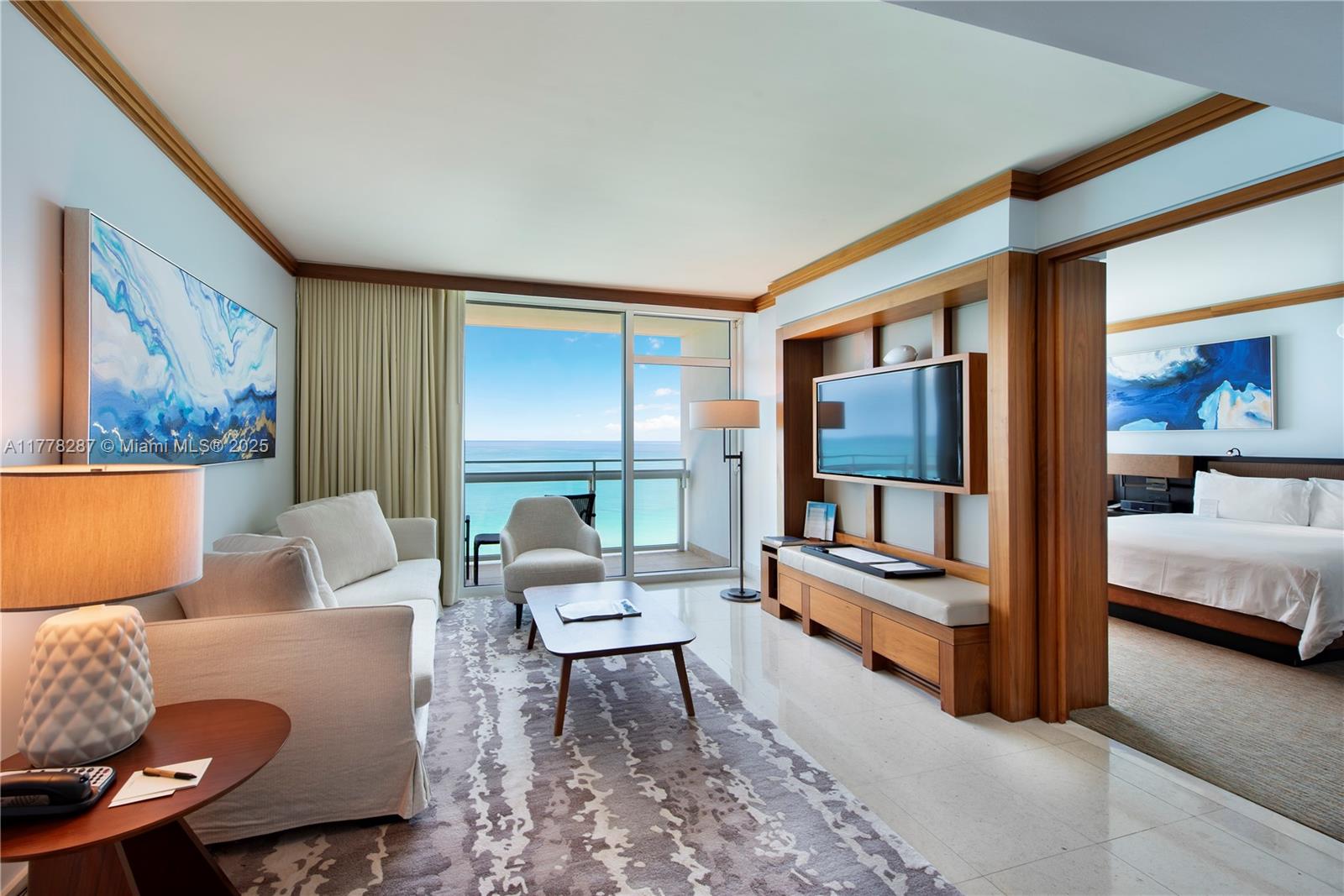 Rental Property at 6801 Collins Ave 717, Miami Beach, Miami-Dade County, Florida - Bedrooms: 1 
Bathrooms: 1  - $8,500 MO.