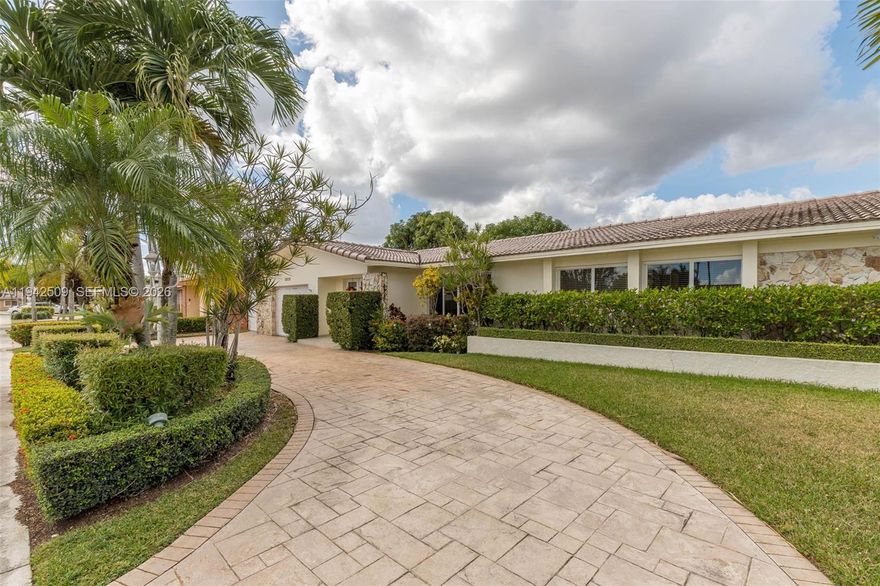 Recently renovated and beautifully maintained home on a very desirable no-through street near FIU. Enjoy your own oasis in the fully fenced and private pool and patio area, perfect for year-round enjoyment. Pool has saltwater chlorination. All impact windows and doors. Spacious interiors with an eat-in kitchen and family room.