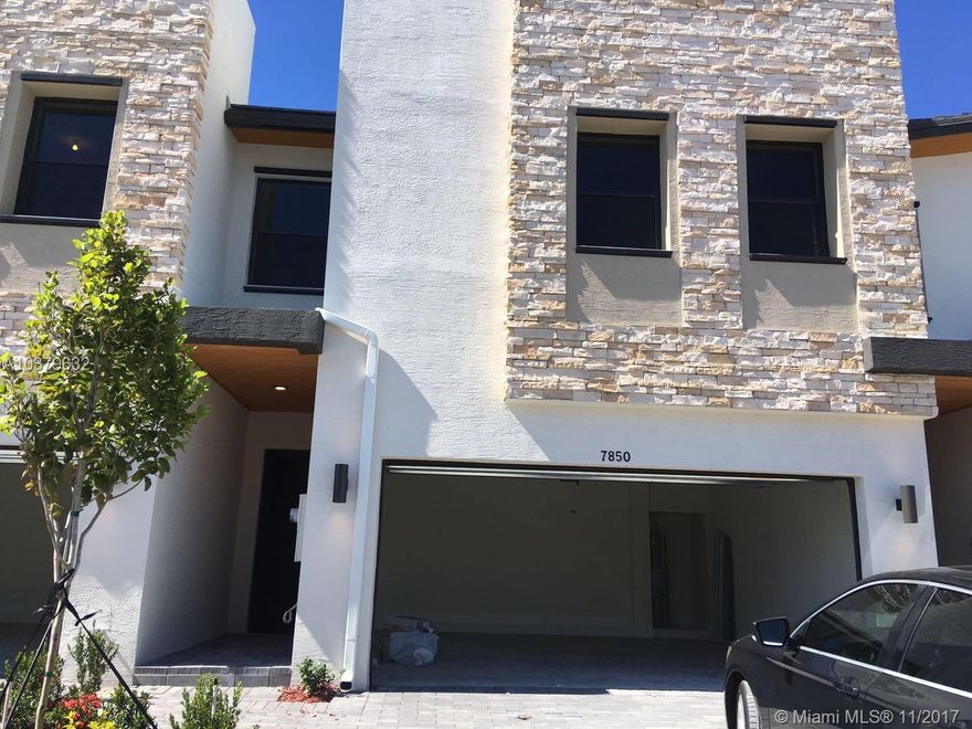 Brand new Park Central at Doral, First time rent. This elegant modern home, Inspired in Frank Lloyd Wright's Architecture. Warm naturals materials including stone and wood, Impact glass doors, smart tach prove home, White Kitchen design 4 BEDS AND 3.5 BATHS. A++ schools, close to highway and airport, Perfect location, family friendly community, NEW APPLIANCES, Ready to move in