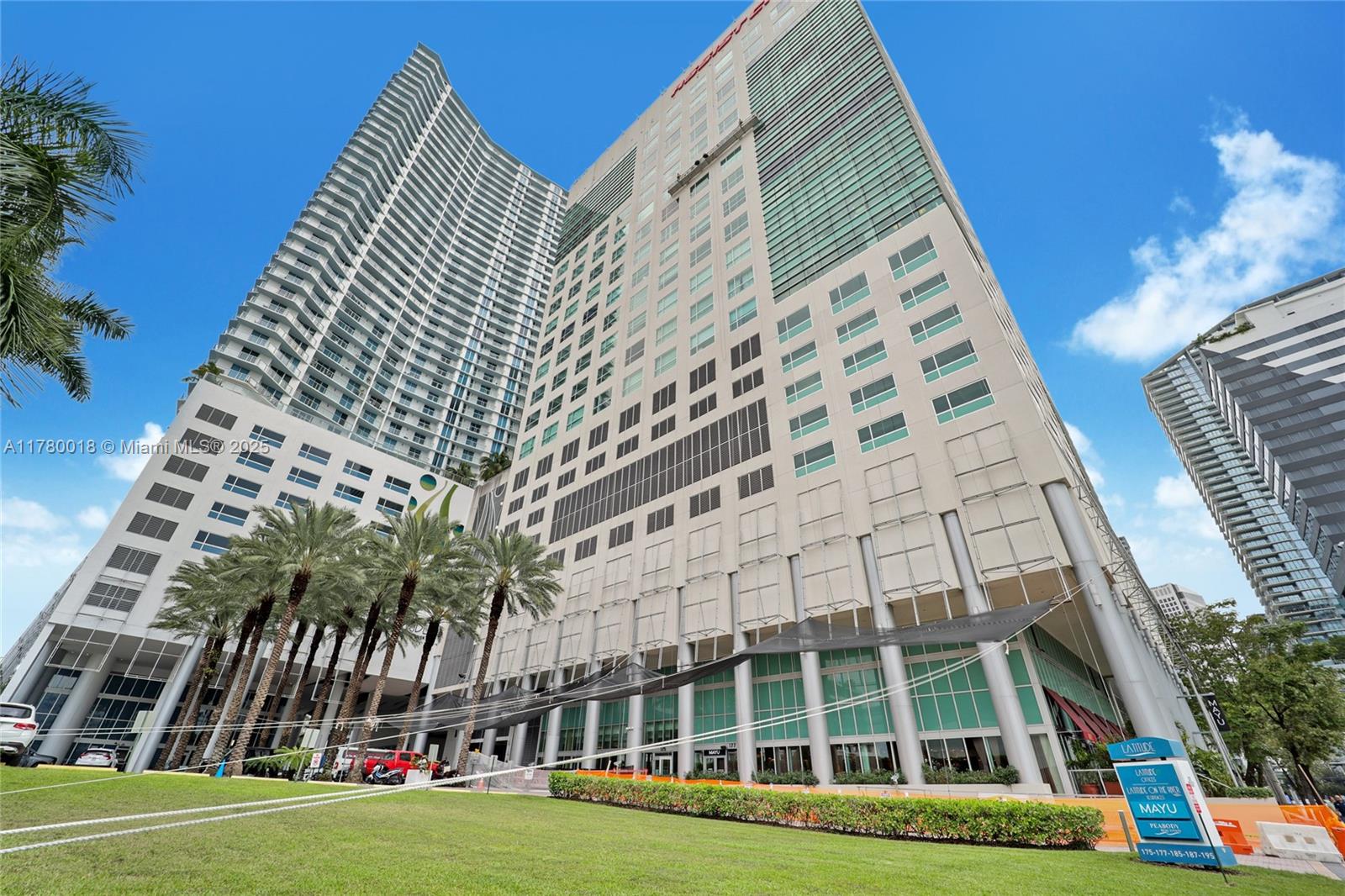 INCREDIBLE OPPORTUNITY OFF BRICKELL! CLASS A OFFICE BUILDING WITH RECEPTION AND 4 OFFICE SPACES, SPACIOUS OFFICE WITH 1550 SF AT LATITUDE ONE, COMPLETE WITH GLASS PARTITIONS, CONFERENCE ROOM AREA, RECEPTION, AND ATTENDED LOBBY. INCLUDES 3 ASSIGNED PARKING SPACES WALKING DISTANCE TO BRICKELL CITY CENTRE. Excellent building with on site management, state of the art lobby and new bathrooms in each floor. Unit comes with two side by side assigned garage parking spots. Maintenance fees include electricity, A/C, basic cable tv and internet service Currently leased until March 2025