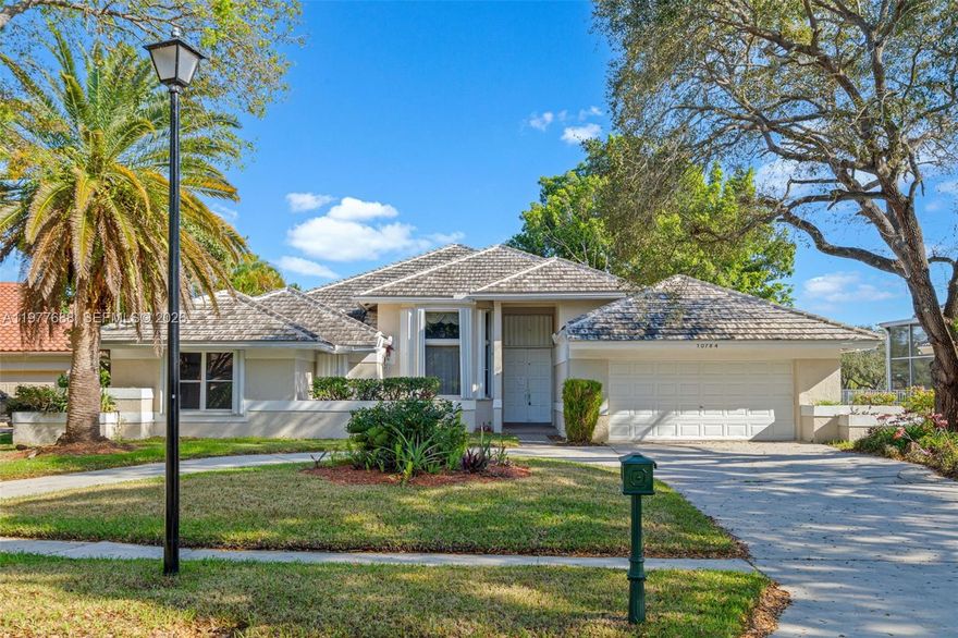 Located in the highly sought-after gated community of Mission Bay in Boca Raton, this four-bedroom, three-bathroom lakefront home with a private pool offers an exceptional opportunity to create a custom dream home. The property features a spacious layout and beautiful lake views, providing the perfect backdrop for a full renovation tailored to your vision. Situated in a desirable community known for its resort-style amenities and convenient location near top-rated schools, parks, shopping, and dining. The home requires a complete renovation and is being sold in as-is condition. Due to its current condition, cash or renovation financing will be required. A rare chance to reimagine a lakefront property in one of Boca Raton’s most established communities. A viewing release must be signed and returned to our office before showing this property. Association fee is $850/quarter for the master and $300/quarter for the subdivision.