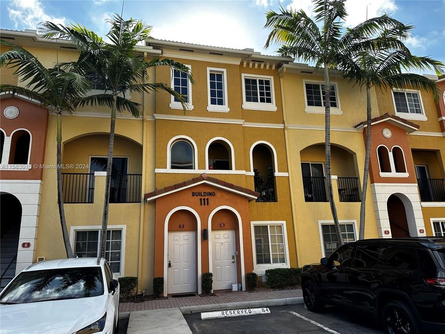 Very spacious 3 bedroom 2 bath ground level corner unit in gated community of Highland park. Newer A/C , Newer appliances , upgraded kitchen . Impact windows /Doors, blackout shades. Washer/dryer inside the unit. 5-10 min from Hallandale beach and a few minutes away from Gulfstream park. Amenities include guest parking, kids playground, clubhouse & pool. Property may qualify for First time Home buyer program with the city of Hallandale. Buyer must qualify with the city through their Community Redevelopment agency prior to Closing . NO leasing, rentals are not allowed.