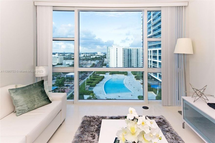 "Turn-key" residence in the prestigious Carillon Wellness Resort. 1 bedroom floor plan with Sunset-pool & city views. Floor to ceiling windows, walk-in closet and top of the line appliances. As a tenant, you’ll enjoy every luxury of this oceanfront oasis,including exclusive access to the unparalleled amenities.Full use of the 70,000 sqft fitness and spa facilities, with a myriad of therapeutic treatments,infrared sauna,hydrotherapy, preventative medicine,wellness services and fitness programs.Fitness classes,yoga,kickboxing,TRX, zumba, ballet 7 days a week.Enjoy the full-service beach club, restaurant, poolside cafe,juice bar4 pools,bar and wine lounge and dedicated staff to assist you with all your needs.Priced for off-season rental, but also available for annual lease!