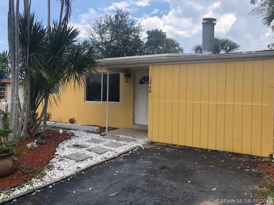 Beautiful & newly fixed and painted 3/2 located on a quiet, residential area of Pompano, 2 minutes from US1-Federal Highway. Great opportunity for a home with multiple use options! Mother in Law type of house. 
The home features central A/C and water heater. Window shutters included.
Great opportunity for investors to receive money from day 1.Showing upon offer acceptance ONLY! House is currently rented. Do not disturb the tenants.
DON'T MISS THIS SOLID INVESTMENT OPPORTUNITY!!!
Also selling 2 other rented houses in the area, MLS A10725309, A10710163
Call for special combo price.