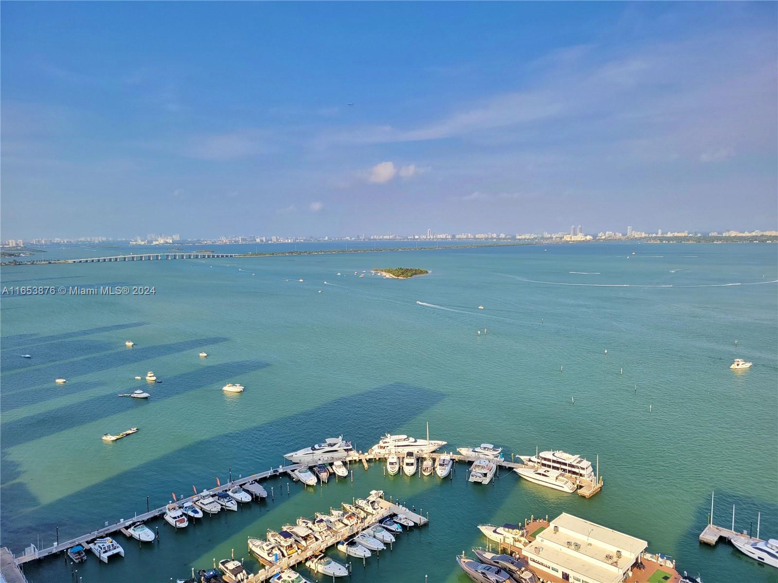 Welcome to your luxurious oasis in the heart of Miami, nestled on the entrance to the Venetian Causeway. This exquisite 1-bedroom, 1.5-bathroom condo with 2 covered parking spaces, offers a perfect blend of modern elegance and city living with breathtaking water views from every room. Amenities include 2 pools, a gym, tennis/racquetball court, 24-hour security, valet parking, a marina, Mike's Bar & Restaurant, and much more! With its prime location this condo provides not just a home but a lifestyle immersed in the energy and sophistication of Miami, with easy access to the city's finest dining, entertainment, and cultural attractions. This is waterfront living at its best. (Seller will pay assessment)