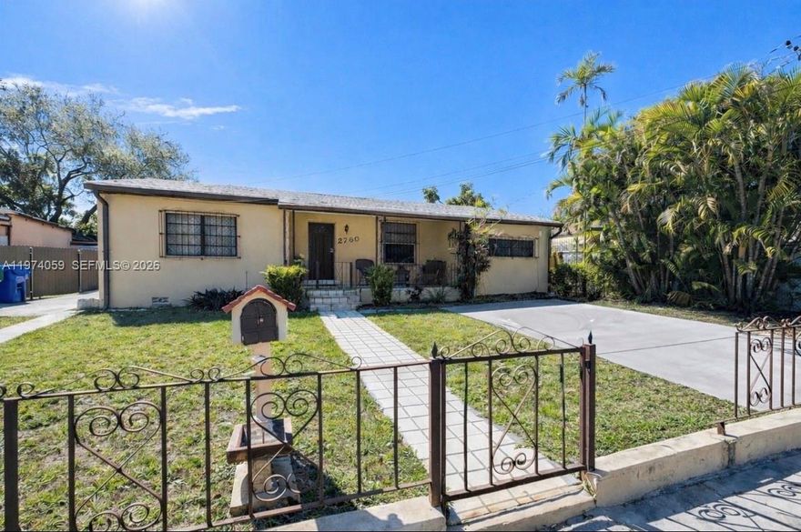 Spacious and centrally located 6-bedroom, 4-bath residence featuring a brand-new roof and a separate detached unit with full bathroom and kitchen, offering exceptional flexibility and income potential. Ideally situated minutes from major expressways, Miami International Airport, Downtown Miami, Brickell, Marlins Stadium, and the highly anticipated Miami Freedom Park stadium and entertainment district.Enjoy generous living spaces, excellent natural light, and quick access to top schools, shopping, dining, and entertainment. A rare opportunity to own a high-demand property in one of Miami’s most connected and rapidly growing neighborhoods. Incredible opportunity in one of Miami’s hottest central locations! Well-designed layout with flexible living areas, ideal for maximizing rental income or multi-unit use.