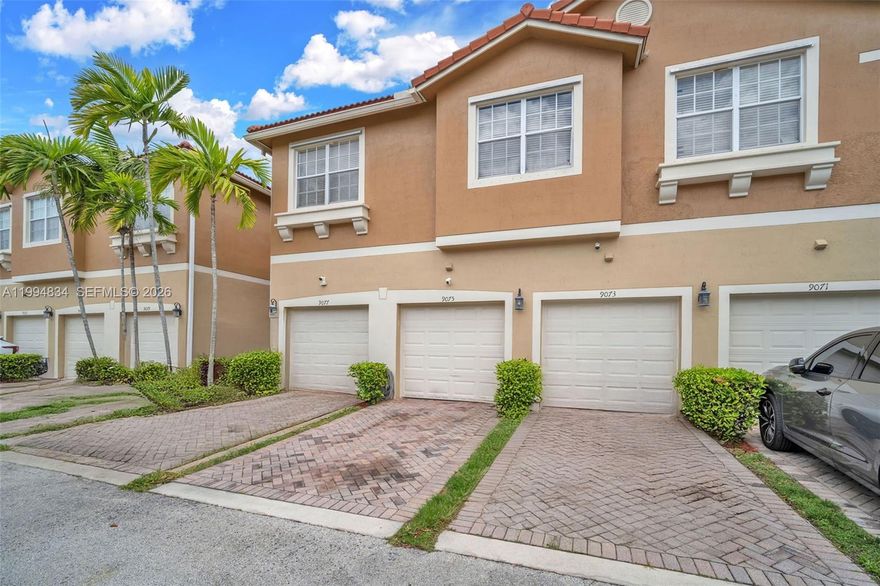 This rare corner 3-Bedroom/2 Bath residence with a private one car garage offers an exceptional blend of comfort, style, and convenience. Featuring elegant vinyl wood looking flooring and an updated kitchen, the home opens to a bright, spacious living and dining area designed for both everyday living and effortless entertaining.

The desirable split-bedroom floor plan ensures privacy, while the expansive primary suite boasts a walk-in closet and a private balcony overlooking serene views—perfect for morning coffee or evening relaxation. A full-size washer and dryer add everyday convenience to this one of a kind home.

Situated within a gated, resort-style community, residents enjoy access to a beautifully appointed clubhouse, sparkling pool, and fully equipped fitness center. Ideally located near major highways, premier shopping, dining, and top-rated schools, and just minutes from the beach.

An exceptional value in a highly sought-after area—this is a rare opportunity you don’t want to miss.