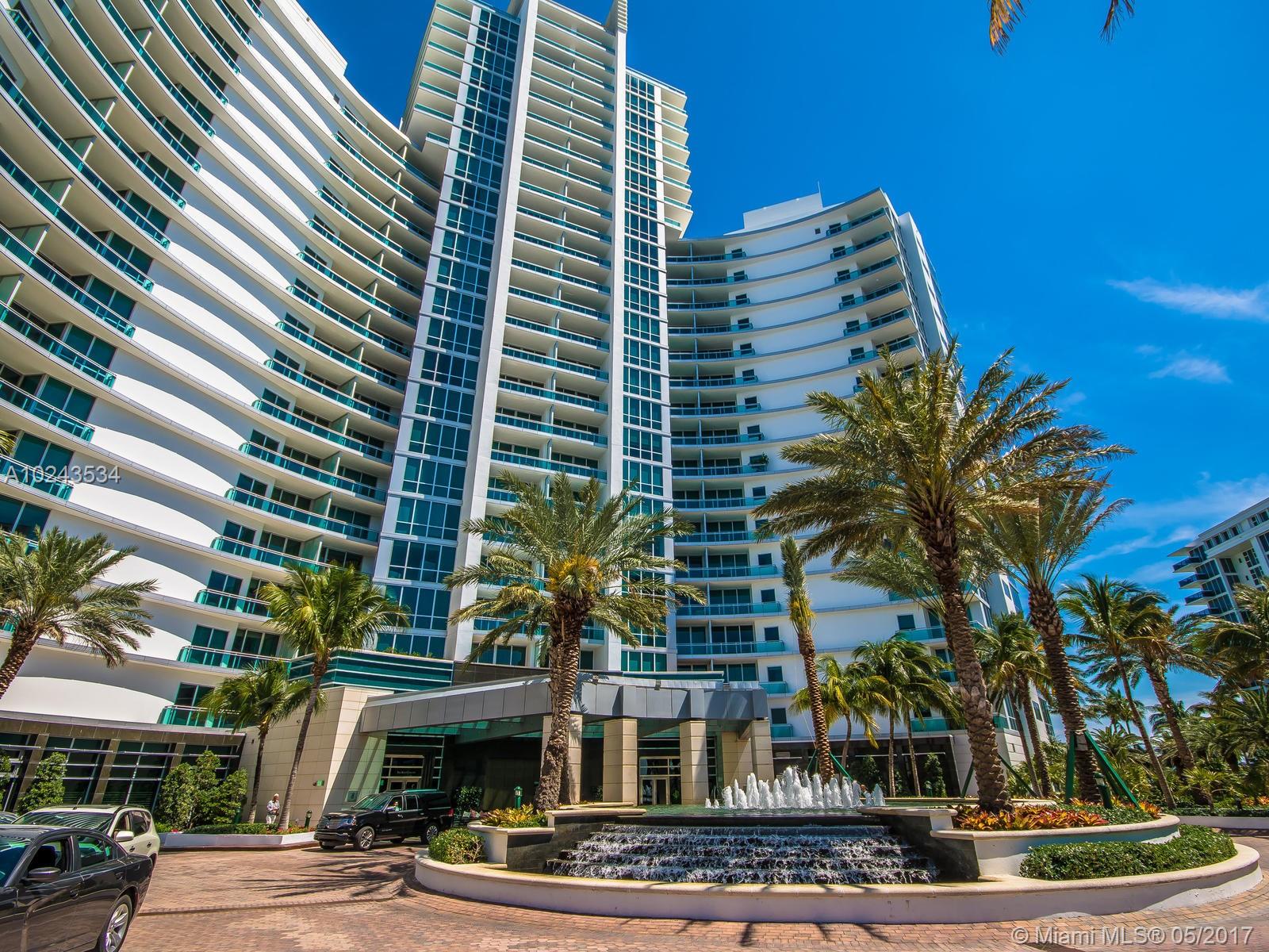 This flo Thru 3 bedroom 3 1/2 bath apt. in the sky has breathtaking views in every direction and over all buildings. on the 22nd floor of One Bal Harbour. There is an open kitchen with appliances of the highest quality, 2 huge 10foot deep terraces that are each 45 feet wide offering unobstructed views of ocean, bay and city from every room. Marble floors throughout. Building with incredible new pool and pool area with private beach service. ! APARTMENT COMES WITH 4 GARAGES SPACES!
"07" line rare available on such a high floor.