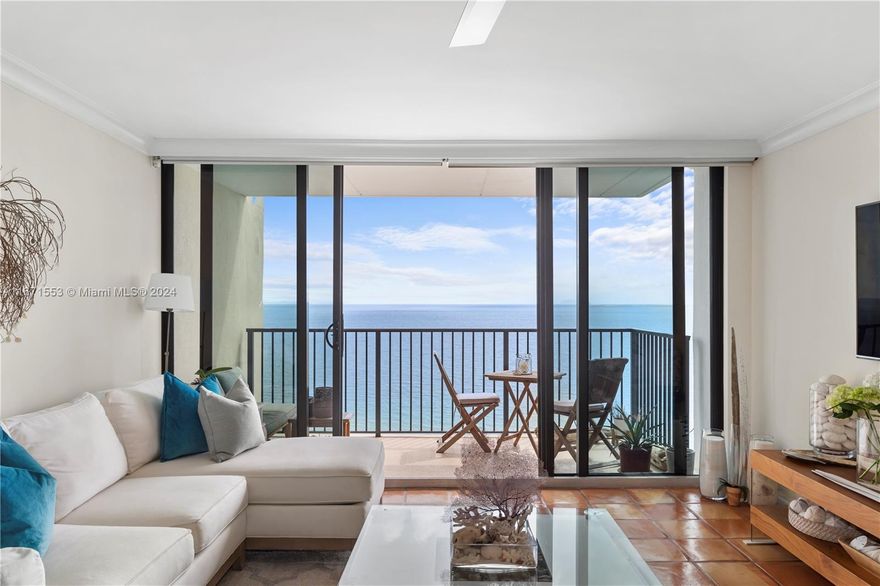"Enjoy direct ocean views from this fully remodeled 1-bedroom, 2-bath apartment at Quadomain, featuring an open kitchen and beautifully appointed furniture from Ethan Allen, included in the price. Resort-style amenities: 2 pools, 2 gyms, a restaurant, social hall, billiards, card rooms, library, business center, beauty salon, and valet service. Walk to the beach with exclusive resident umbrella service,few blocks away from the Westin Diplomat Hotel and Convention Center. Easy to show—contact us today!"