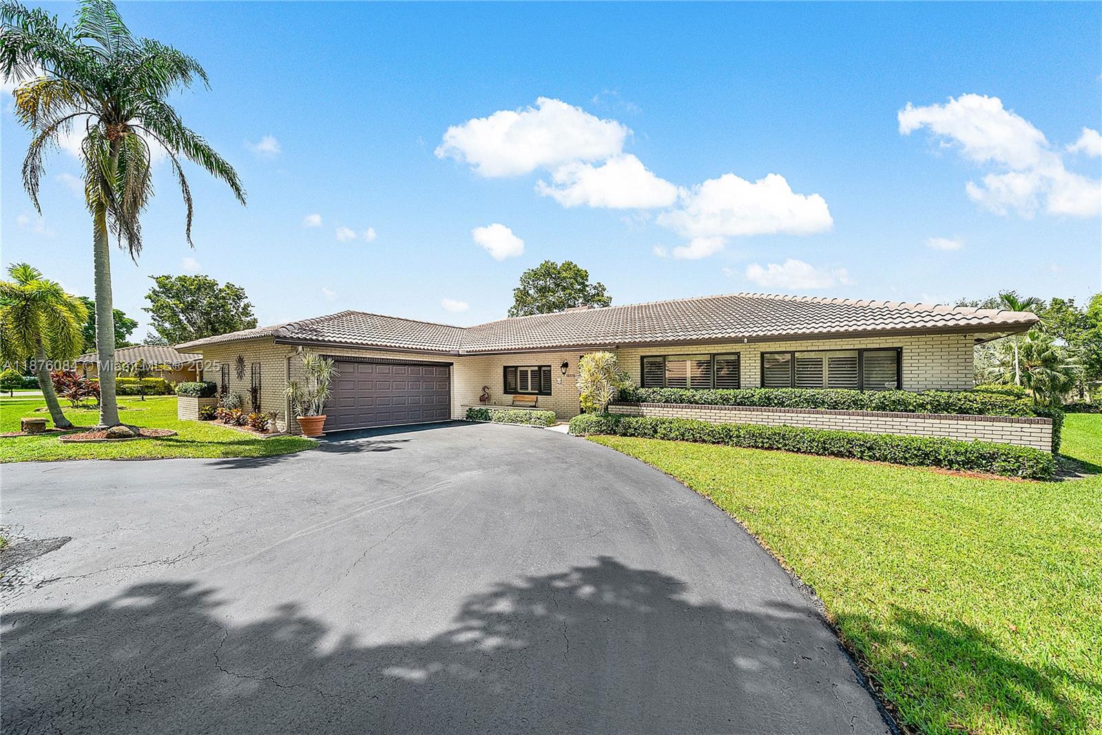 Imagine having everything you ever wished for in a house, and then seeing that house available to you right now. Come up the circular driveway and notice the brickwork, the tile roof, the granite along the front porch, the Euro front door, and you feel like you’re somewhere in the Mediterranean. Inside, the family room features porcelain tile flooring, pitched ceilings, and the grandiose travertine-lined double-sided fireplace as a focal point. Next, arrive in the updated kitchen and nook with well-appointed 42” cabinetry “all the way up”, stainless appliances, and an island with electric cooktop, hood vent and custom triple pencil edge granite. The house features 4 full bedrooms + office, with every detail having been updated! But then, the best part awaits you when you step out back...