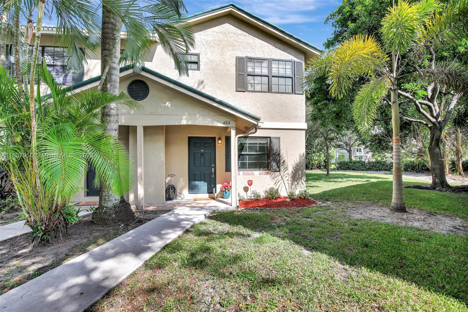 Spacious 3BD/2.5BA corner-unit townhouse in the highly sought-after Westree Community! Enjoy serene waterfront views, a large private yard, metal roof, and impact windows. Bright two-story layout with a well-appointed kitchen featuring granite counters and stainless steel appliances. Convenient half bath on the first floor. Located in a quiet, pet-friendly neighborhood with tree-lined streets. Walk to Publix, restaurants, UFC Fit, library, and hospital. Surrounded by new shops and dining—comfort and convenience in every direction!