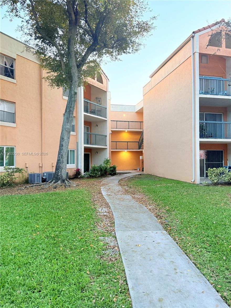 Beautiful 1-bedroom, 1-bath condo in Hialeah (Mediterranean Villas Condo Association) . Charming unit featuring in-unit laundry, two parking spaces, and new appliances. Located in a great neighborhood with walking areas, close to shopping, restaurants, and major expressways including 186  Ave and I-75.
