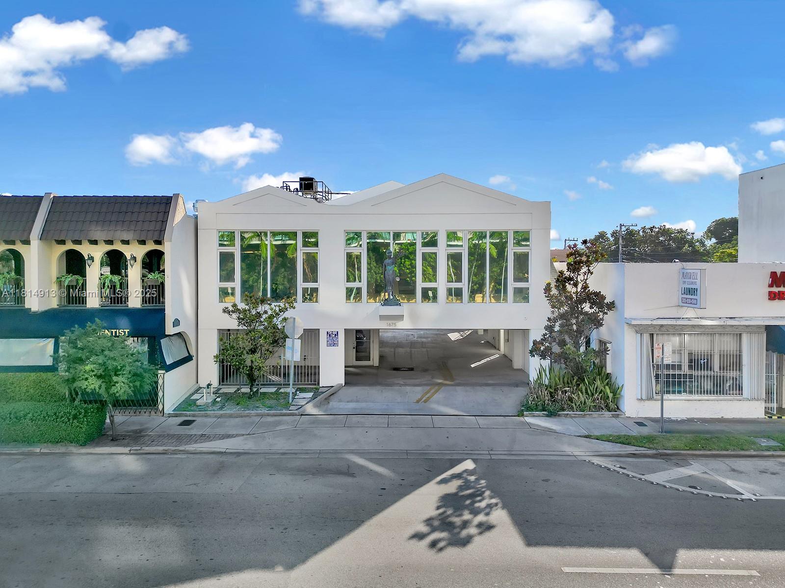 Discover a rare opportunity with this private and secure stand-alone commercial building, ideally located just 10 minutes from Miami International Airport, Coconut Grove, Coral Gables, and Downtown Miami. This versatile property features an open-concept kitchen leading to an outdoor terrace, two bathrooms (including one with a shower), abundant natural light, high ceilings, and a cooled IT room and 7 office spaces. Additional amenities include covered parking, elevator access, and brand-newer A/C units. Perfectly positioned within walking distance to restaurants, banks, grocery stores, dry cleaners, gas stations, car washes, and public transportation, this location offers unparalleled convenience for any business.