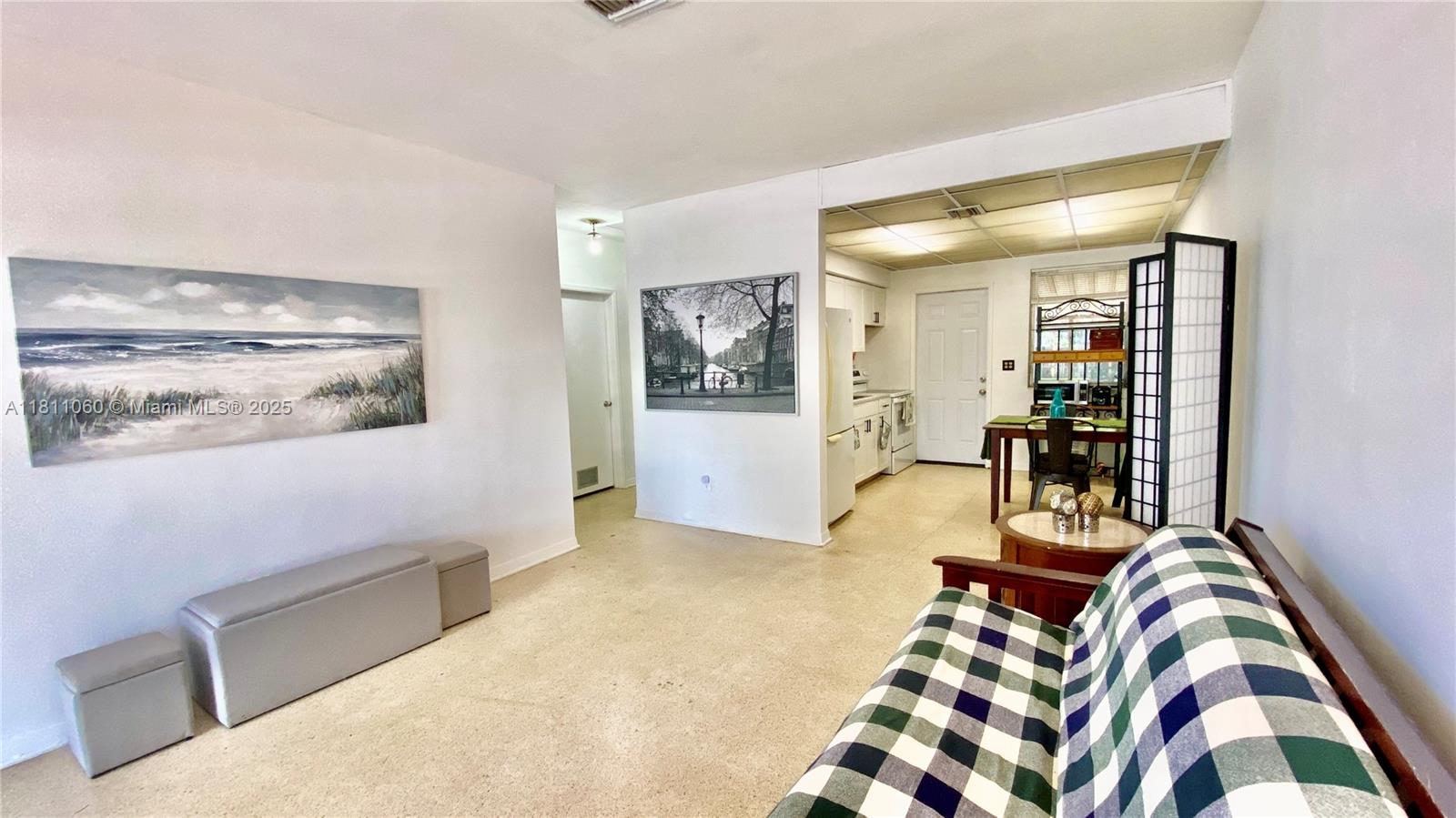 Endless possibilities! Duplex features two 2 beds and 1 bath. Two separate electric and water meters. Washer & dryer hookups. Each unit has its own private terrace. 10,500 sqft of fenced yard space; Nice for entertaining. One unit with central A/C; another with wall A/C's . Hurricane shutters on all windows. Great location. Short trip to stores, restaurants, malls, and highway. No flooding.