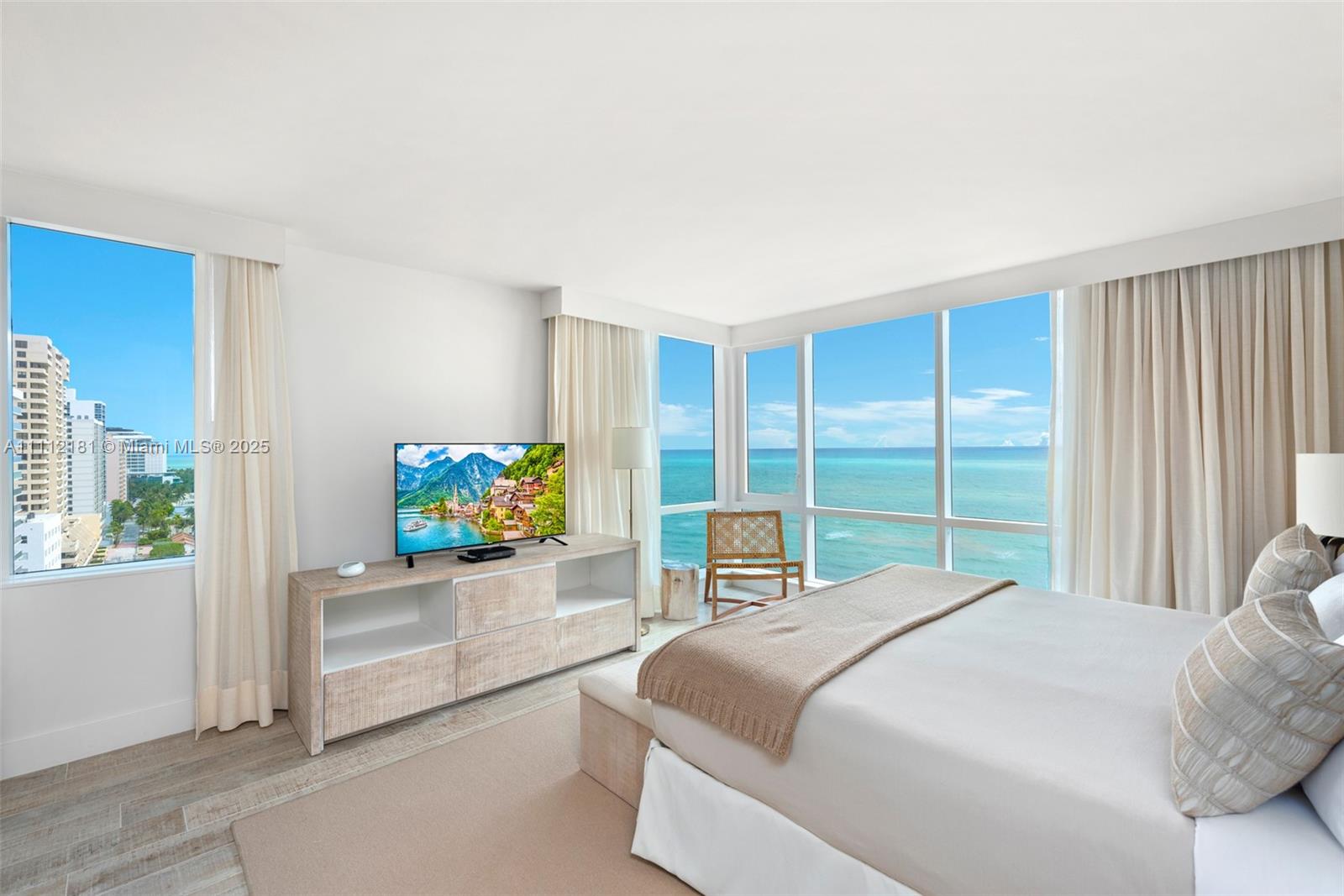 This beachfront private residence is nestled in Miami’s first eco-conscious hotel. With their belief that sustainable hotels are the future, and the philosophy that those who travel the world also care about their well-being. Perfectly located on 600 ft of beachfront with direct views of the Atlantic Ocean & Downtown Miami. This waterfront hotel is conveniently within walking distance to everything Miami Beach has to offer, including Lincoln Road Mall shopping center for premier outdoor shopping, Miami Beach boardwalk, world-renowned celebrity chef restaurants, and many of the Miami nightclubs to get the ultimate Miami Nightlife experience during your stay.