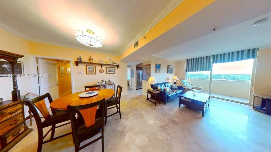 Newly priced & reintroduced to the market! The LARGEST 2-BEDROOM FLOOR PLAN CURRENTLY
AVAILABLE IN THIS PRICE RANGE offering 1,296 SF with 2 large bedrooms with walk-in closets, an
additional versatile den/office & 2 conveniently assigned parking spaces. This bright corner unit is
east-facing & features beautiful skyline views with abundant natural light. The spacious split floor
plan provides excellent privacy with access to the large balcony from the living room, kitchen, & both
bedrooms. The modern kitchen includes stainless steel appliances & in-unit washer & dryer. Located in the boutique Catalonia Condominium, a well-managed & predominantly owner-occupied building with strong reserves & NO KNOWN SPECIAL ASSESSMENTS. Residents enjoy amenities including a pool, fitness center, recreation room, & secure entry. Ideally situated between Coral Gables, Coconut Grove, & Brickell with easy access to dining, shopping, & major transit.