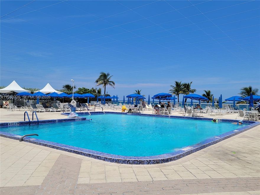 EXCELLENT PRICE FOR THIS OCEANFRONT PENTHOUSE, THE BEACH AS YOUR BACKYARD w PRIVATE BEACH ACCESS, POOL & BEACH ATTENDANT, UNDER BUILDING ASSIGNED PARKING.  West Facing with Intracoastal View & Skyline Views.  Beachfront Living At It's Best, Full Service Property, Great Amenities, Excellent Location!  Onsite Convenience Store and Cafe. ~  Hurricane Windows & Sliding Doors, New Balconies with Glass Railings, Concrete Restoration & Exterior Painting Is Completed. ~ Maintenance Includes Reserves, Assessment Transfers To The Buyer-At This Price It Is More Than Worth It!   MONTHLY MAINTENANCE $1,066/MO. + ASSESSMENT $341.67/mo = TOTAL $1,407.67/mo