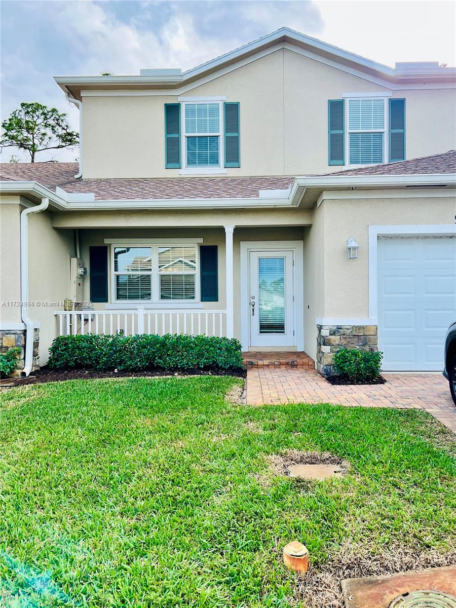 Incredible townhome backing to a nature preserve! The anterior future is a modern open-concept kitchen with quartz on the kitchen island and countertops and LG Stainless Steel Smart appliances, including a washer and dryer. River Place on the St. Lucie is a beautiful neighborhood surrounded by a nature preserve and the St. Lucie River. It has acres of walking/biking paths as well as a canoe/kayak launch. Its amenities include a newly remodeled clubhouse, pool, and fitness center. A great family-oriented community with a fantastic school system.