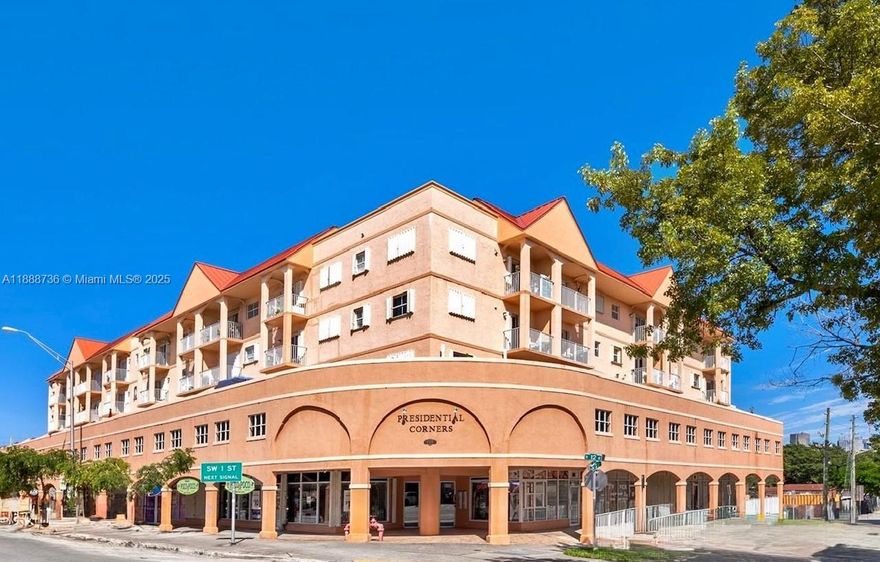 CHARMING, one of a kind 1BD/1BA fully renovated apartment with private balcony. Features: hurricane impact windows and doors; stylish laminate flooring throughout: New high efficiency Rheem A/C with, Ecobee smart thermostat; Tankless Rheem water heater; In unit washer/dryer; Remodeled kitchen with stainless steel appliances and built in cabinets. Remodeled bathroom with vintage decor. Well maintained, secure-access building currently undergoing major improvements, including a new metal roof. HOA includes water, trash, expanded cable TV. One assigned parking space. Prime location near Calle 8, Downtown Miami, Brickell, Wynwood, Marlins Park, Expressways, Schools, Jackson Memorial Hospital, UM Medical Campus, and MIA Airport. Rental restriction for the first 2 years. Unit is move in ready.