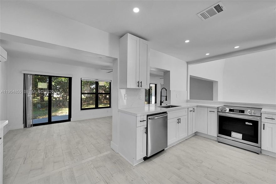 BEST HOUSE ON THE MARKET, THIS CHARMING SINGLE-FAMILY HOME FEATURES A NEW ROOF, TWO SPACIOUS BEDROOMS, AND A VERSATILE OFFICE/DEN PERFECT FOR A HOME OFFICE OR GUEST SPACE, ALONG WITH TWO FULLY RENOVATED BATHROOMS DESIGNED WITH BOTH COMFORT AND STYLE IN MIND. STEP INSIDE AND FALL IN LOVE WITH THE BRAND-NEW TILE FLOORS THAT FLOW SEAMLESSLY THROUGHOUT THE HOME, CREATING A CLEAN, MODERN FEEL WHILE MAKING MAINTENANCE ABREEZE.THE UPDATED KITCHEN IS A TRUE STANDOUT, BOASTING CONTEMPORARY FINISHES AND AMPLE SPACE FOR COOKING, ENTERTAINING, AND GATHERING WITH LOVED ONES. BOTH BATHROOMS HAVE BEEN TASTEFULLY UPGRADED WITH MODERN TOUCHES.UNWIND IN THE PRIMARY BEDROOM AND ENJOY YOUR OWN GRAND WALK-IN CLOSET WITH ABUNDANT STORAGE TO KEEP EVERYTHING ORGANIZED AND EASILY ACCESSIBLE. THE FLEXIBLE LAYOUT IS IDEAL FOR BOTH COMFORTABLE EVERYDAY LIVING AND EFFORTLESS ENTERTAINING. LOCATED IN A DESIRABLE TAMARAC NEIGHBORHOOD, THIS HOME PERFECTLY BLENDS CONVENIENCE, STYLE, AND FUNCTION. EXPERIENCE THE VALUE AND COMFORT THIS HOME HAS TO OFFER!