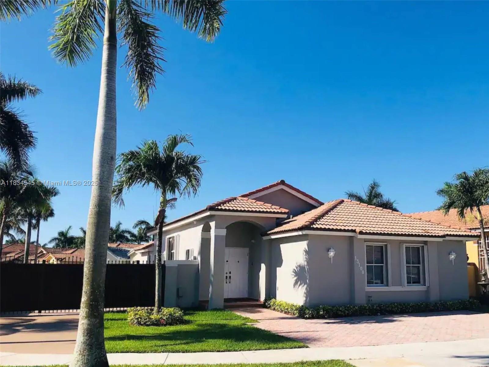 Easy to show! Beautiful, spacious, corner lot house, 3-bedroom & 2-bath single-family home.
Located in the sought-after Shoma Homes at Tamimia II. No HOA.
Excellent location near Dolphin Mall, and major highway (836 Turnpike)
