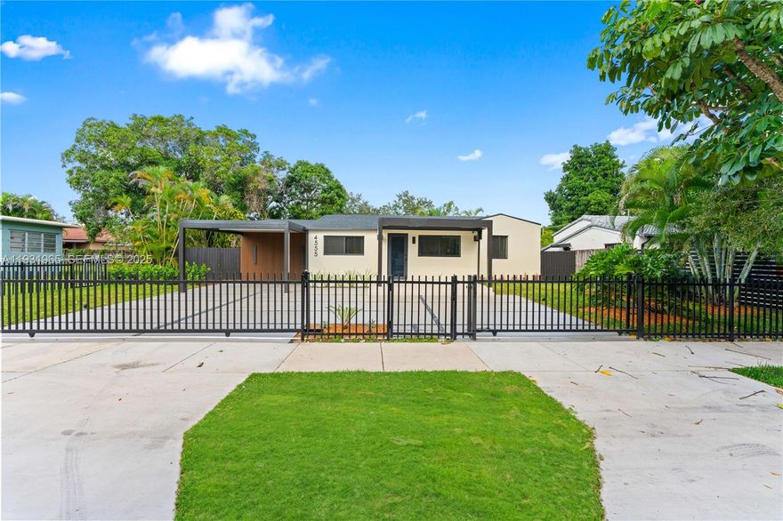 Excellent location just 5 minutes to the Biltmore Hotel & Golf Course, and Downtown Coral Gables. Completely redone inside and out in 2024–2025, this 4-bedroom, 2.5-bath home features bright, spacious living areas with light oakwood flooring and modern finishes. Enjoy a new kitchen with quartz counters, designer bathrooms, custom built walk-in closets, impact windows and doors, new roof, new electrical, new underground PVC plumbing, and new central AC with ductwork. Spacious driveway for 5–6 cars, covered carport, large rear terrace, and oversized backyard with room for a pool or future expansion. Too many upgrades to list.