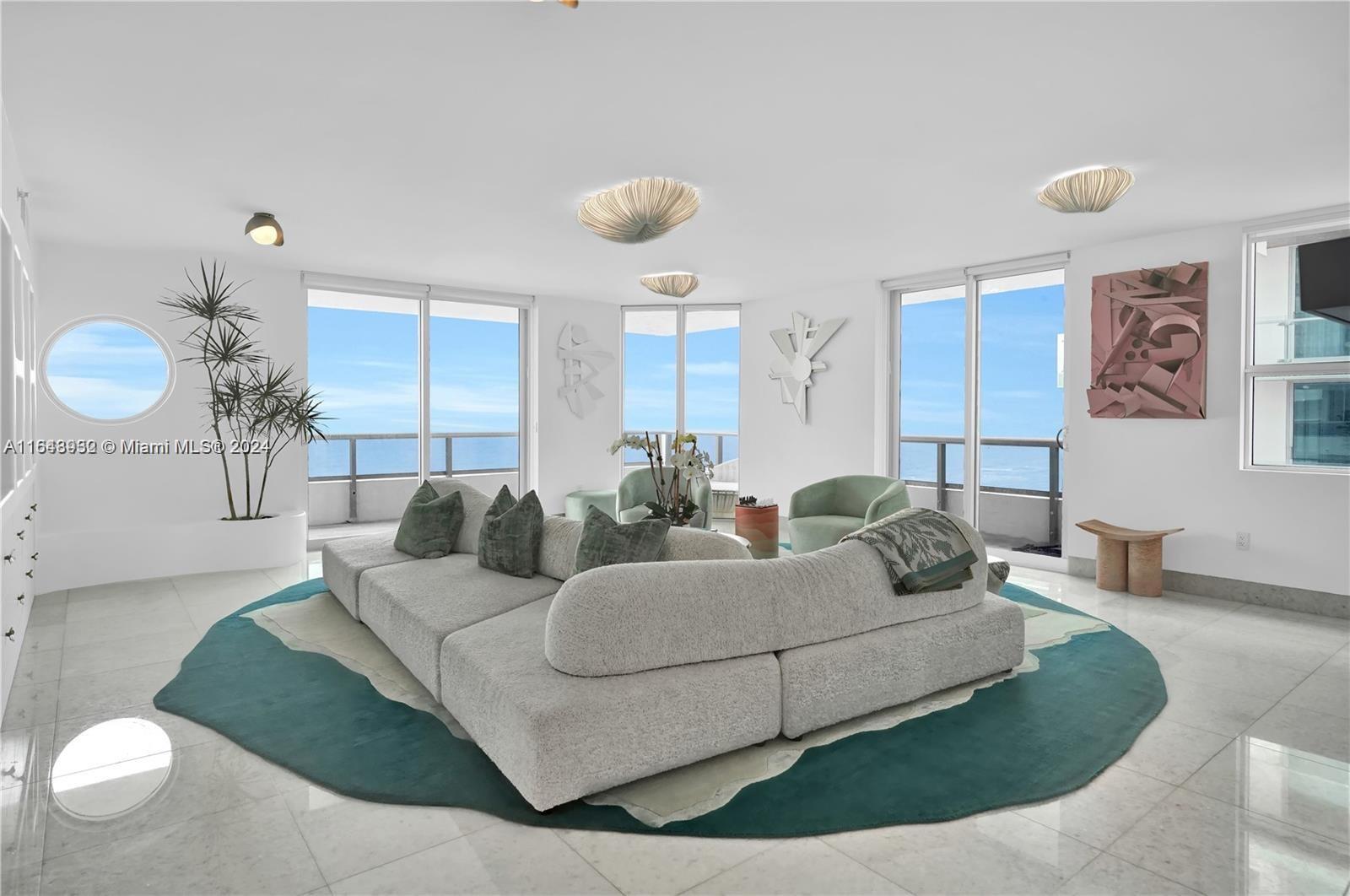 Property for Sale at 5801 Collins Ave 1200, Miami Beach, Miami-Dade County, Florida - Bedrooms: 5 
Bathrooms: 7  - $5,799,000