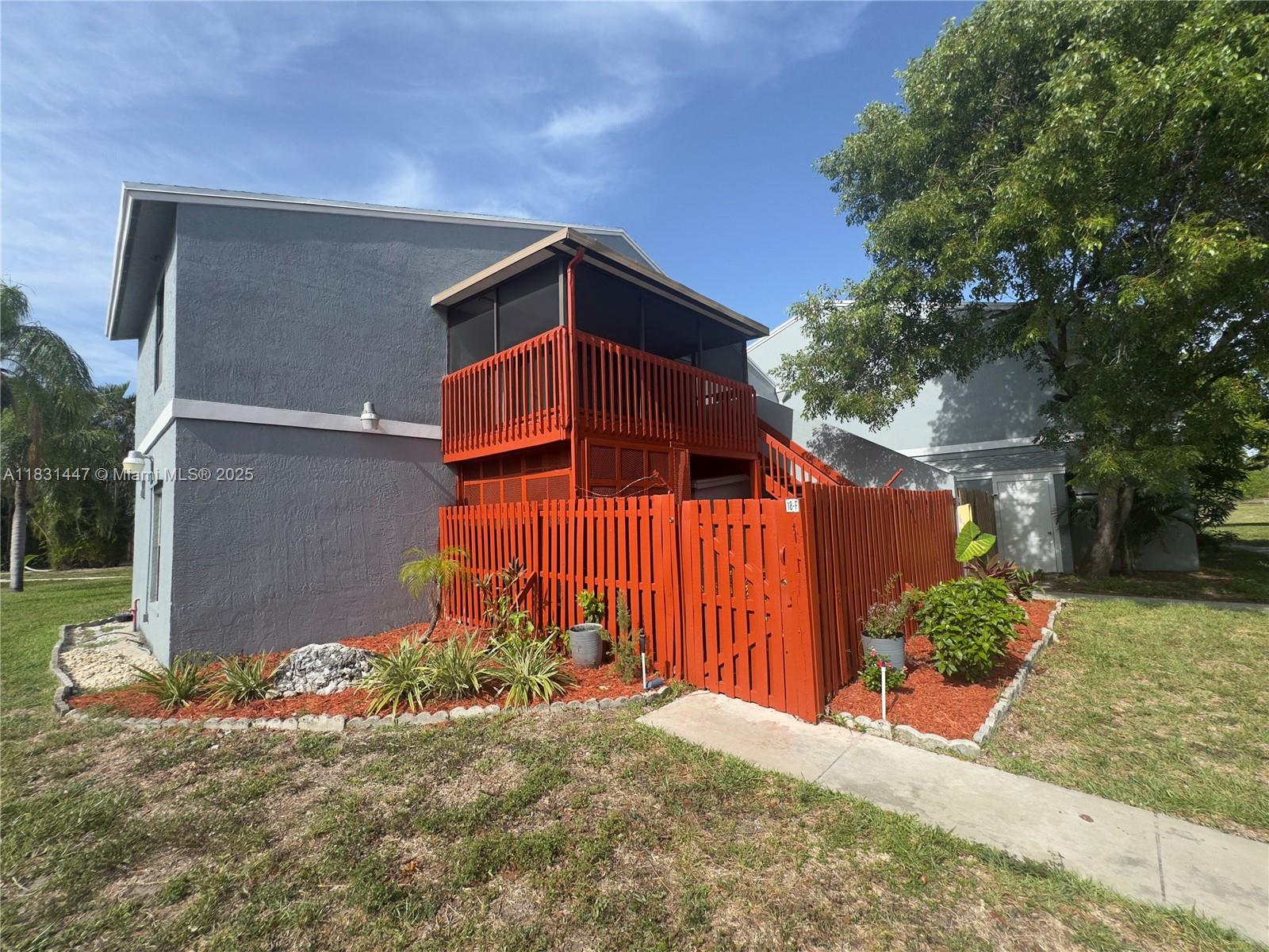 Located minutes from the intercoastal, this 2bd/2bth Boynton Beach condo offers the ideal space for entertaining. From the split floorplan, to the open concept kitchen, living and dining area, this unit provides great space for relaxing. Featuring an updated kitchen with modern cabinets and stainless steel appliances, updated bathrooms, fully tiled interior, an upstairs fully screened in balcony and a fully fenced patio and storage area below. This unit is a rare gem in the community.