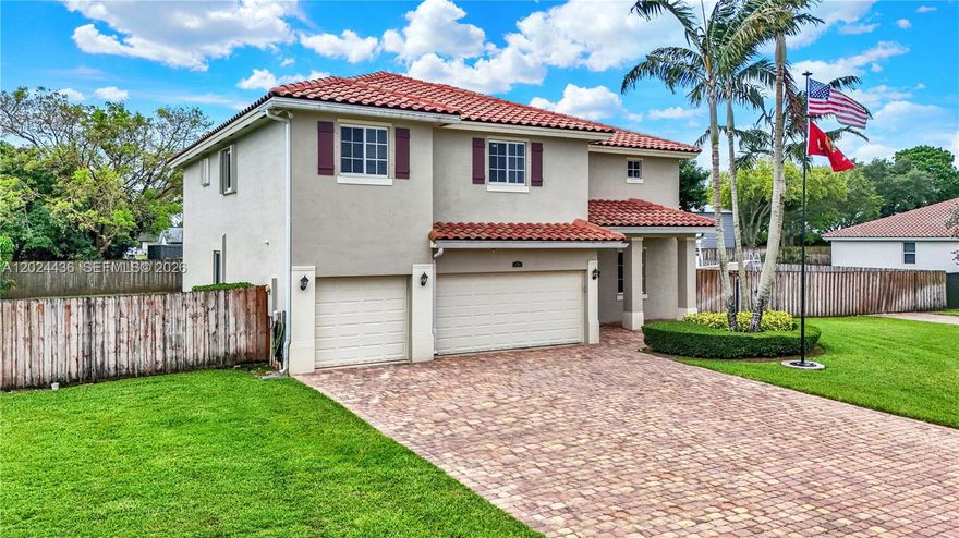 Exquisite estate-style residence situated on an expansive lot in Homestead, designed for a luxury lifestyle defined by privacy, comfort, and a seamless connection with nature. The property showcases breathtaking west-facing sunsets, creating a refined and serene atmosphere at the end of each day. Featuring 6 spacious bedrooms and 4 full bathrooms, including a convenient first-floor bedroom and full bath for enhanced flexibility and comfort. The interiors are open, elegant, and filled with natural light, offering a functional yet sophisticated layout ideal for both family living and entertaining. The oversized backyard with fruit trees provides a private and tranquil setting with ample space to create a true outdoor oasis. More than a home, this residence offers an exclusive lifestyle surrounded by openness, nature, and some of the most remarkable sunsets in South Florida.