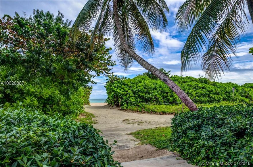 A piece of Paradise on Ocean side of Millionaire’s Row, at an amazing price. 2 beds/2 baths, 1,048 sq. ft. Master has intracoastal & Miami Skyline views, private bathroom and huge walk in closets. Kitchen & baths fully remodeled, never used since. Luxury building w/on site restaurant, pool, beachfront access, gym facing ocean, ping pong tables, billiard tables, party rooms, indoor racquet & basketball courts, solarium at pent house level, valet parking, and 24hr security. Peace and serenity reign here.