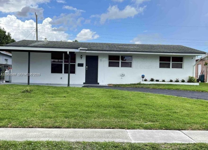 Completely renovated 3 bedroom 2 bath CBS home in prime Ft Lauderdale location. This home is located in a quiet neighborhood close to highways, Ft Laud Airport, beach, shopping and Hard Rock. new remodeled kitchen with granite countertops and stainless steel appliances. new laminate wood flooring throughout the home. Both bathrooms have new vanities with granite counter tops. Awesome fenced in private back yard with large pool. A/C 2023. Property can be sold fully furnished. Perfect home for owner occupants or investors. Excellent home to use as a short term rental. Great passive income with this property. can be rented with Airbnb.