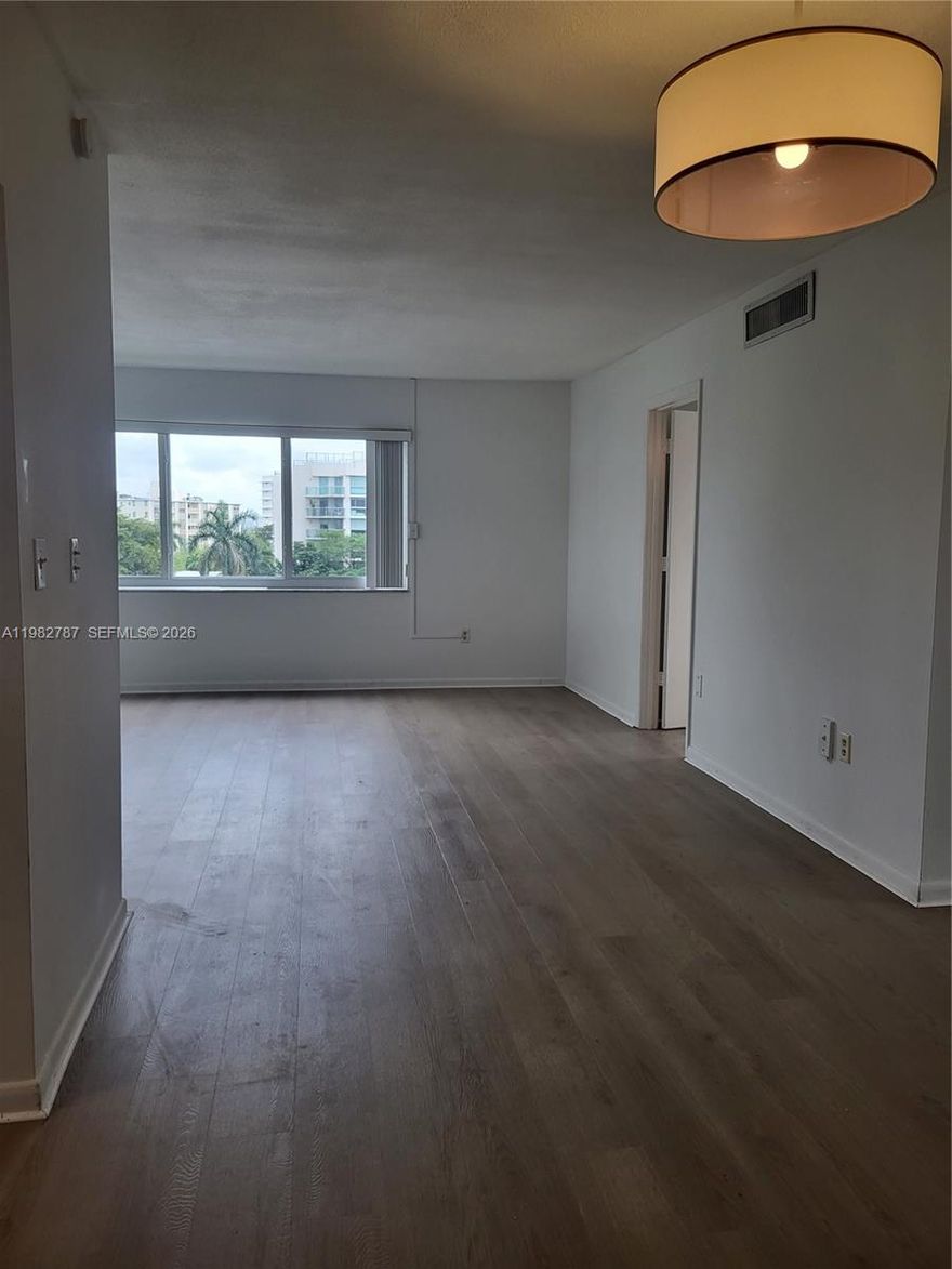 Top floor corner apartment with lots of light and new impact windows. Large 2 bedrooms, 2 full bath. 929 sq ft. Boutique small building with only 3 apartments per floor (only 12 units total). Unit is updated and move-in ready. Apartment has East, South and west and has nice sunset views. Lots of closet space. Secure lobby. Walking distance to famous Bal Harbour Shops and restaurants. 1 assigned parking and guest parking is available in front of building. Newly renovated pool area. Building will be painted in April.