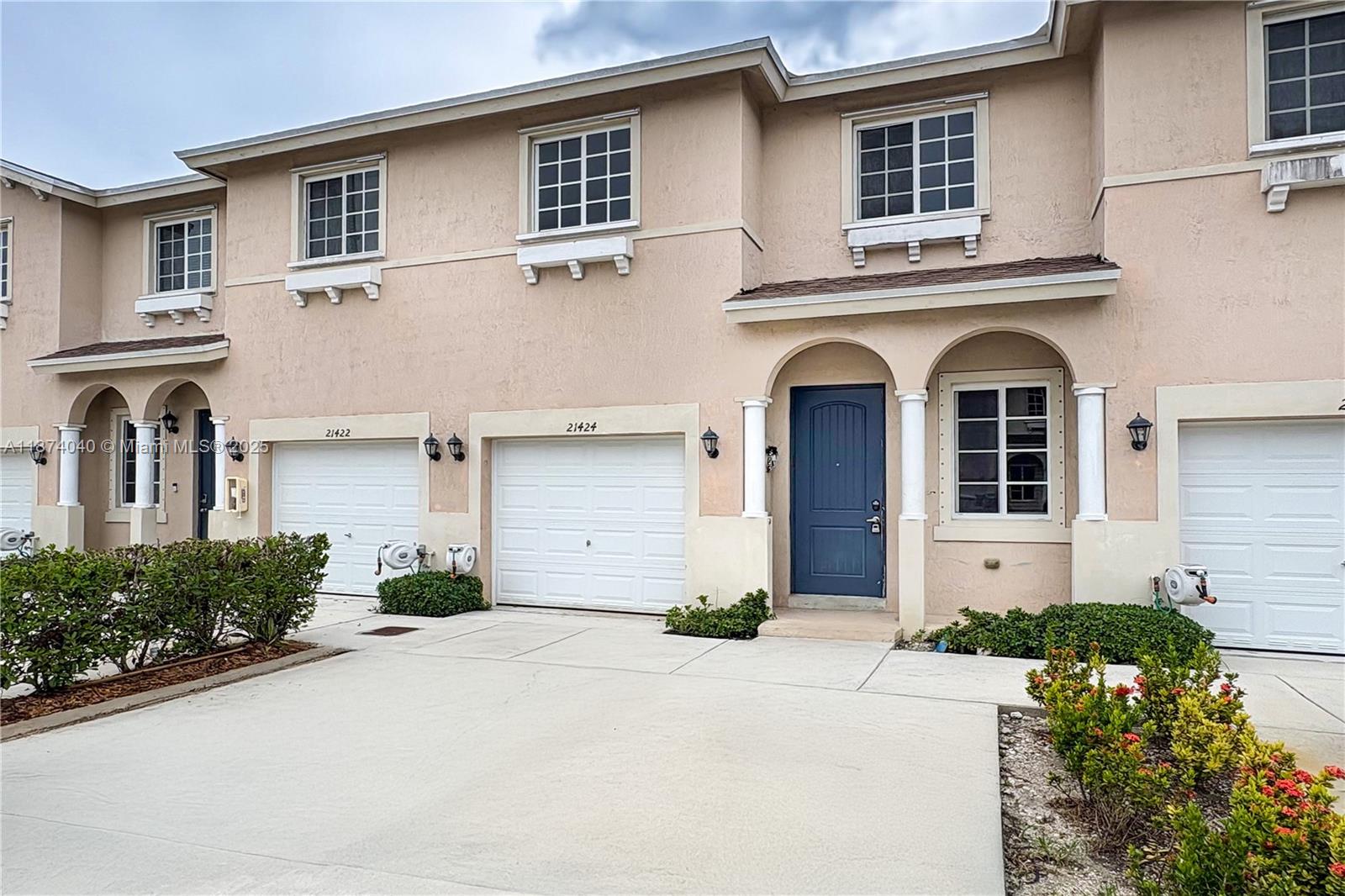 Beautiful 4 bedroom 3 bathroom townhouse locate din the wonderful city of Miami Gardens Featuring a 1 car garage plus 2 additional spaces in the front. Kitchen is open with modern upgrades and ceramic tile floor throughout the entire first floor. This home features spacious bedrooms with a nicely equipped master bedroom that features double vanity sinks with a soaker tub and walk in shower. This home is located conveniently near local transportation and interstates. Hurry and act fast as this beauty will not last. Schedule via Showingtime with a 24-hour notice.