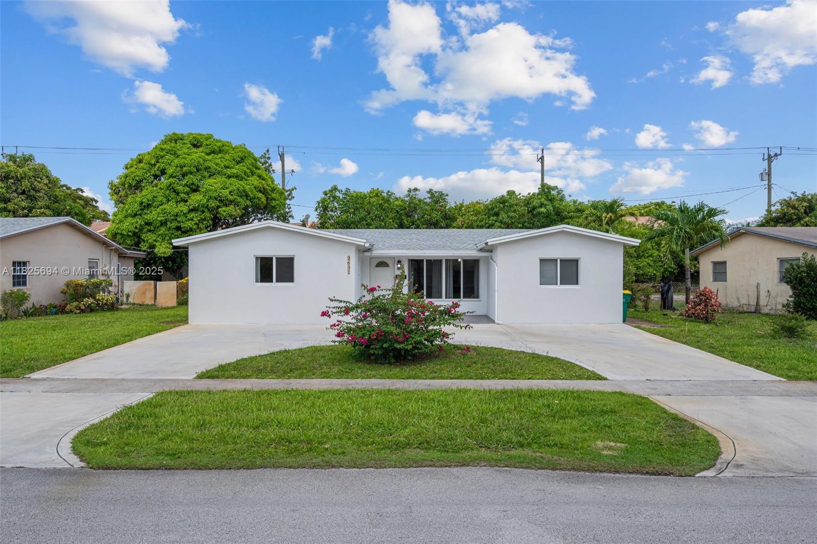 This charming, completely renovated single-family home with 3 bedrooms and 2 bathrooms plus an extra room/den, sits on a 8,578 sq. ft. lot. Inside, the home features an open concept modern kitchen, stainless steel appliances, generous size rooms with plenty of closet space and updated bathrooms, it presents a fantastic opportunity for buyers to get a home in a well-established neighborhood. Residents enjoy proximity to dining, shopping and entertainment like The Lauderhill Performing Arts Center, Central Broward Regional Park & Stadium, Veteran's Park & more. Easy access to major roads, public transportation, like the free Lauderhill Community Bus Shuttle. The area is largely owner-occupied, contributing to a neighborly feel with great potential for those seeking a South Florida lifestyle.