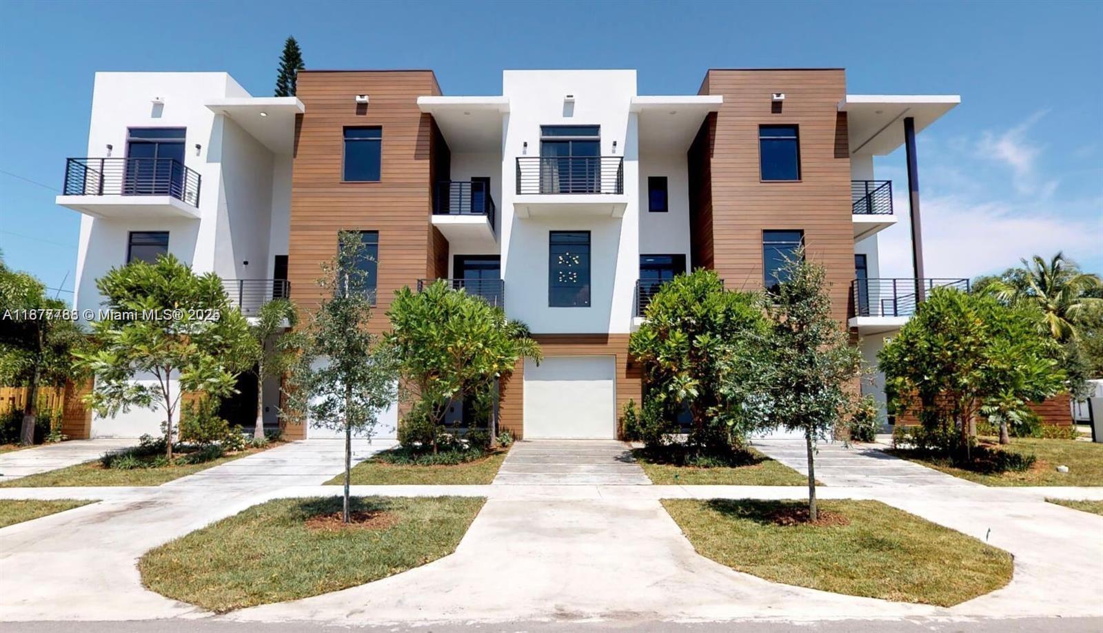 Absolutely stunning BRAND NEW townhouse. This unit boosts 2200 sq.ft. of stylish finishes. Custom-made kitchen with stainless steel appliances, wooden floors throughout, complete washer and dryer, one car covered garage, full size bathroom and walk in closet in every bedroom. Be the first to live in this hip and modern 3-bedroom townhouse located in the heart of Hollywood. Just east of US1 and close to shops, downtown Hollywood and beaches. 2 MONTHS TO GET IN!! No services included - water, FPL, cable and internet must be paid by tenant. Requirements: Proof of income (2.5x the rent), clean background, no evictions, First/Security.