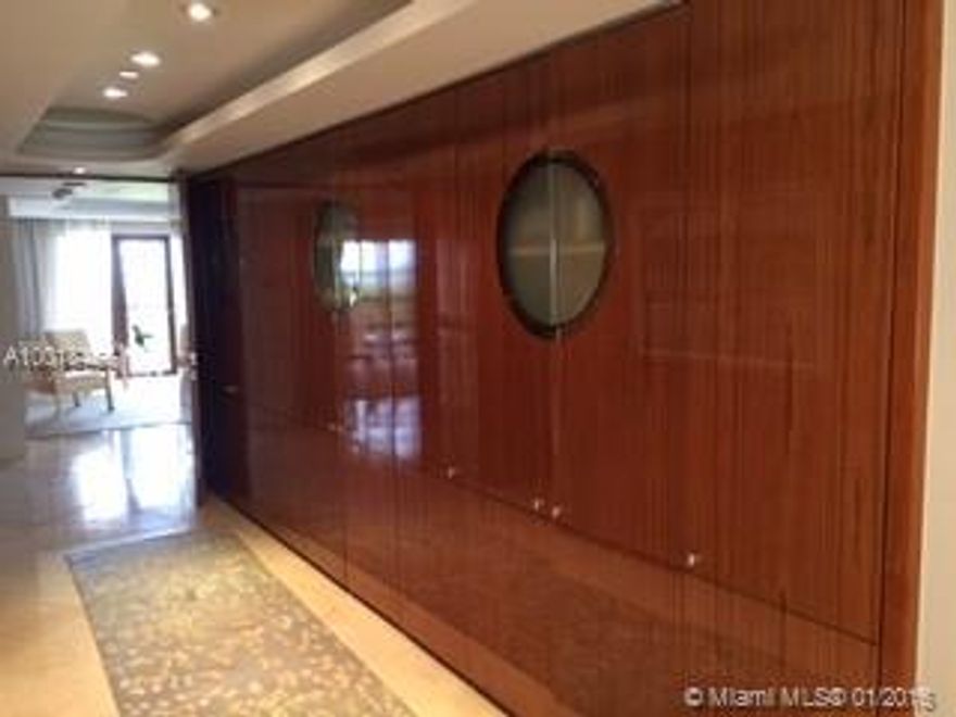 Oceanside 3/3.5 baths. Completely redone magnificent  open floor plan unit. Unobstructed East ocean  views and West city views from bedrooms. Membership not sold with this unit. 4700 sqft as per seller. 20 feet deep terraces.