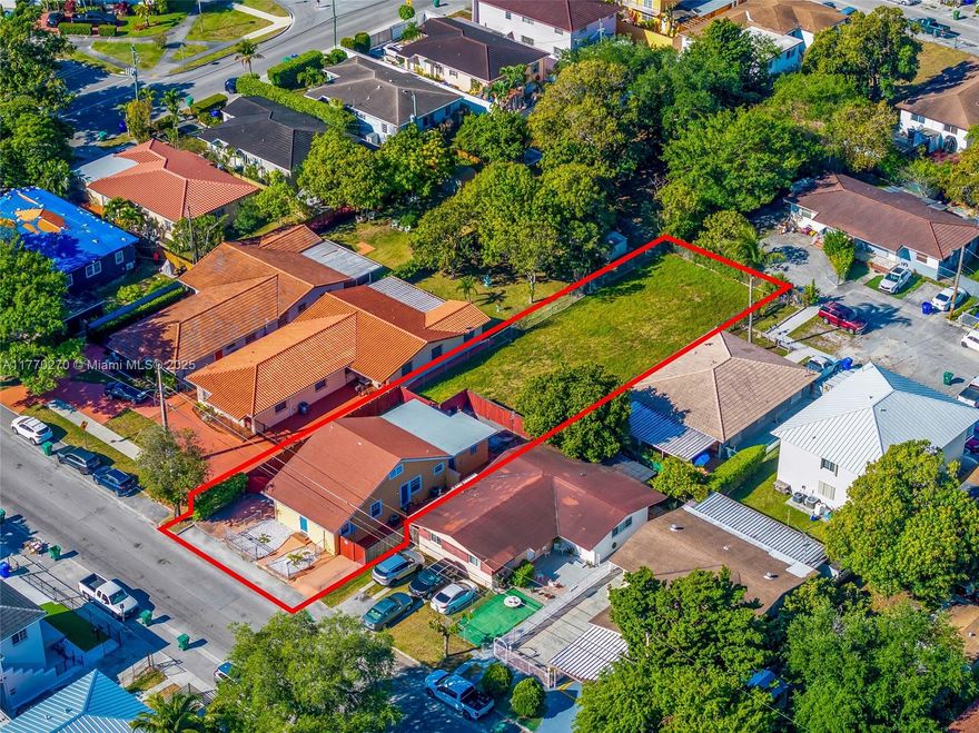 Attention Developers, Homeowners, and Investors!
Invest in Miami's booming real estate market with this duplex and development opportunity. 
The main house features 3 spacious bedrooms, a new kitchen, 2 bathrooms, and a den. The back unit offers 1 bedroom, 1 bathroom, and a large kitchenette. Property has updated roofs, AC units, water heaters, and PVC plumbing. With T3-O zoning and a 9,950 Sq.Ft lot, it's ideal for duplex or single home development.
 Located in West Brickell/The Roads, enjoy easy access to Downtown, Brickell, and Coral Gables. Secure rental income and future development potential. Schedule a viewing today!