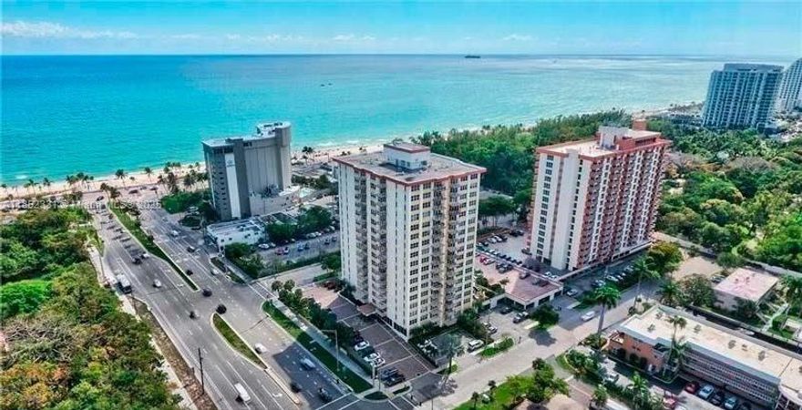 Newly remodeled 2-beddrooms, 2-bathrooms condo. Brand-new appliances, new tile flooring in the entire unit, new vanities and freshly painted walls. Lots of natural lighting, ample bedroom and living space. One parking space included. Amenities include 24 hours doorman/security, pool, BBQ grills, gym and community room. Just a few steps to Ft. Lauderdale Beach. Close to restaurants, shopping stores and grocery stores. Contact listing agent for showings or more info.