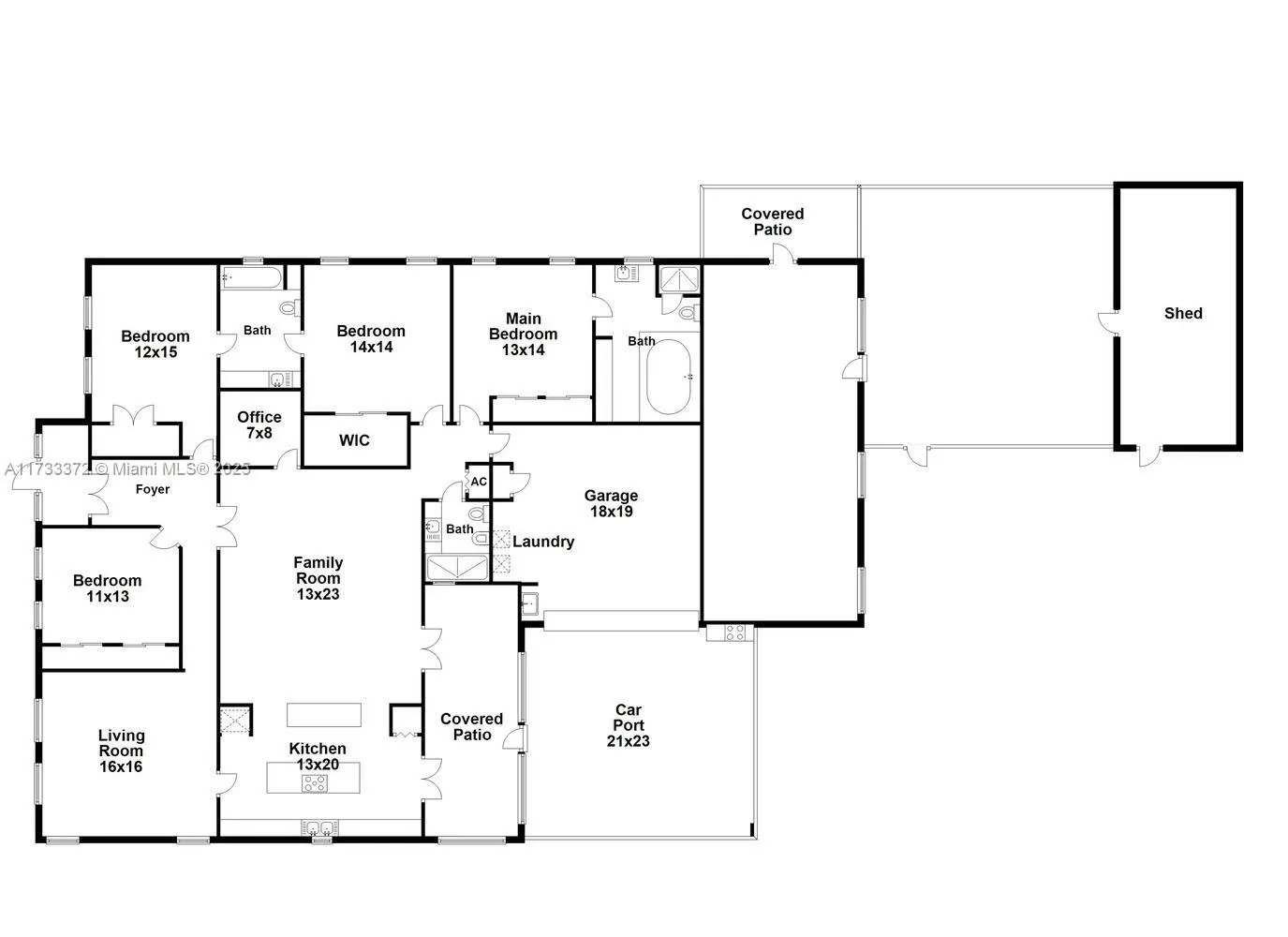 Miami, Florida 33165, United States, 4 Bedrooms Bedrooms, ,3 BathroomsBathrooms,Residential,Pending,13268