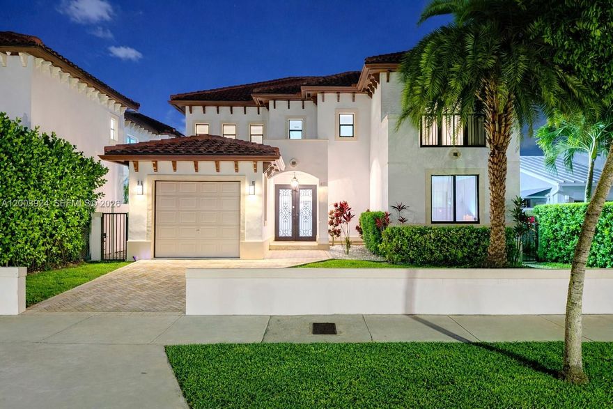 This contemporary custom-built luxury home, completed in 2015 and impeccably maintained, is located in the highly sought-after Roads neighborhood, offering a rare blend of peaceful residential living and exceptional convenience to Brickell, Downtown, Key Biscayne, MAST Academy, and top private schools. Designed for both comfort and style, the home features 4 bedrooms and 4 bathrooms, with an oversized living room, spacious kitchen, dining area, and one guest bedroom and one full bath on the first floor. Upstairs, you will find 3 additional bedrooms including the primary bedroom suite with a bidet, jetted tub and sitting area, a landing, and two terraces, with each bedroom offering its own ensuite full bath and generous closet space. Abundant natural light fills the interior through numerous floor-to-ceiling sliding glass doors, while solid wood interior doors add warmth and quality throughout. The backyard is ideal for relaxing or entertaining, complete with a pool and covered terrace with built-in ceiling fans and lighting. Modern conveniences include smart-controlled porch lights, Ring doorbell and Google Nest climate control. Owner is a licensed real estate agent.