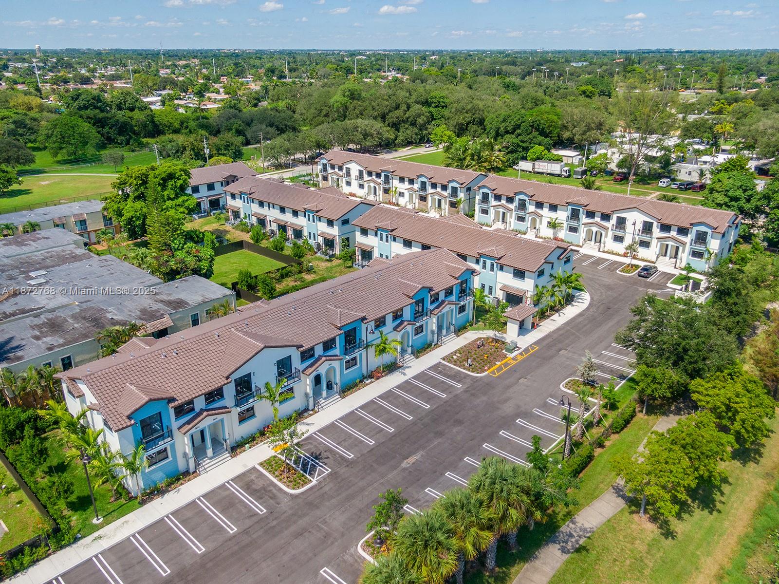 Prime Investment Opportunity! This modern 3-bedroom, 2.5-bathroom townhome offers a turnkey investment with a reliable tenant already in place. Built with elevated construction, the property combines durability with contemporary design, featuring soaring 10-foot ceilings, impact doors and windows, and a fire safety sprinkler system. Inside, high-quality finishes elevate the living experience, including stainless steel appliances, quartz countertops throughout, sleek chrome waterfall faucets, and LED flush-mounted lighting. The thoughtful design and premium craftsmanship make this a desirable rental property that attracts and retains quality tenants. With low-maintenance features and strong rental appeal, this townhome delivers both immediate income and long-term value growth.