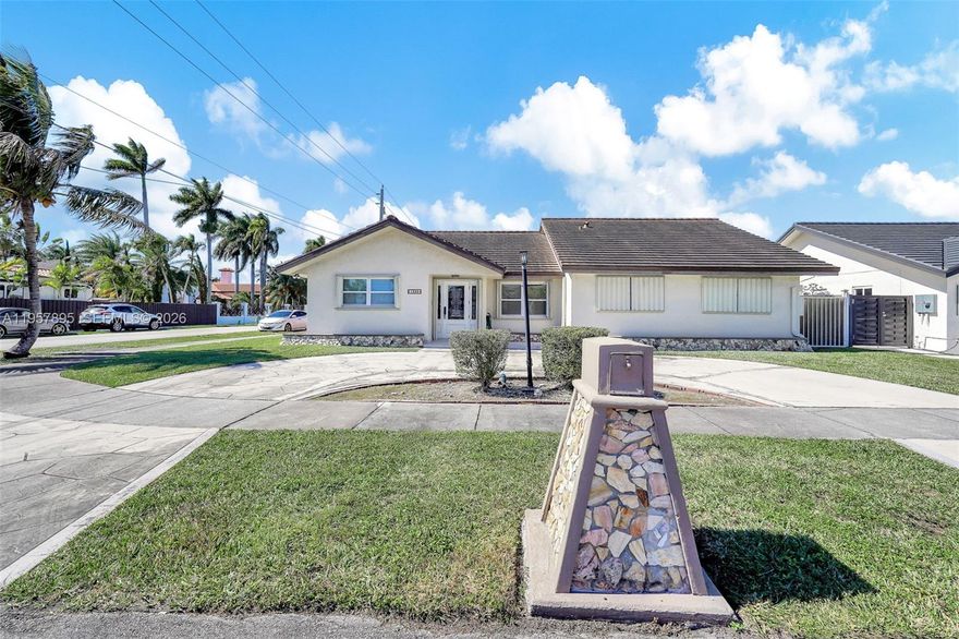 Large pool home situated on a desirable corner lot within a quiet cul-de-sac—ideal for entertaining and family living. This spacious residence offers a flexible layout, officially a 5-bedroom, 3-bath home, currently configured as a 4/3 to allow for an oversized bedroom. Features two primary suites, providing excellent privacy and versatility. Roof replaced in 2020. Located in a great neighborhood with easy access to major highways and just minutes from grocery stores, dining, and daily conveniences. Home offers plenty of potential to customize and add value.