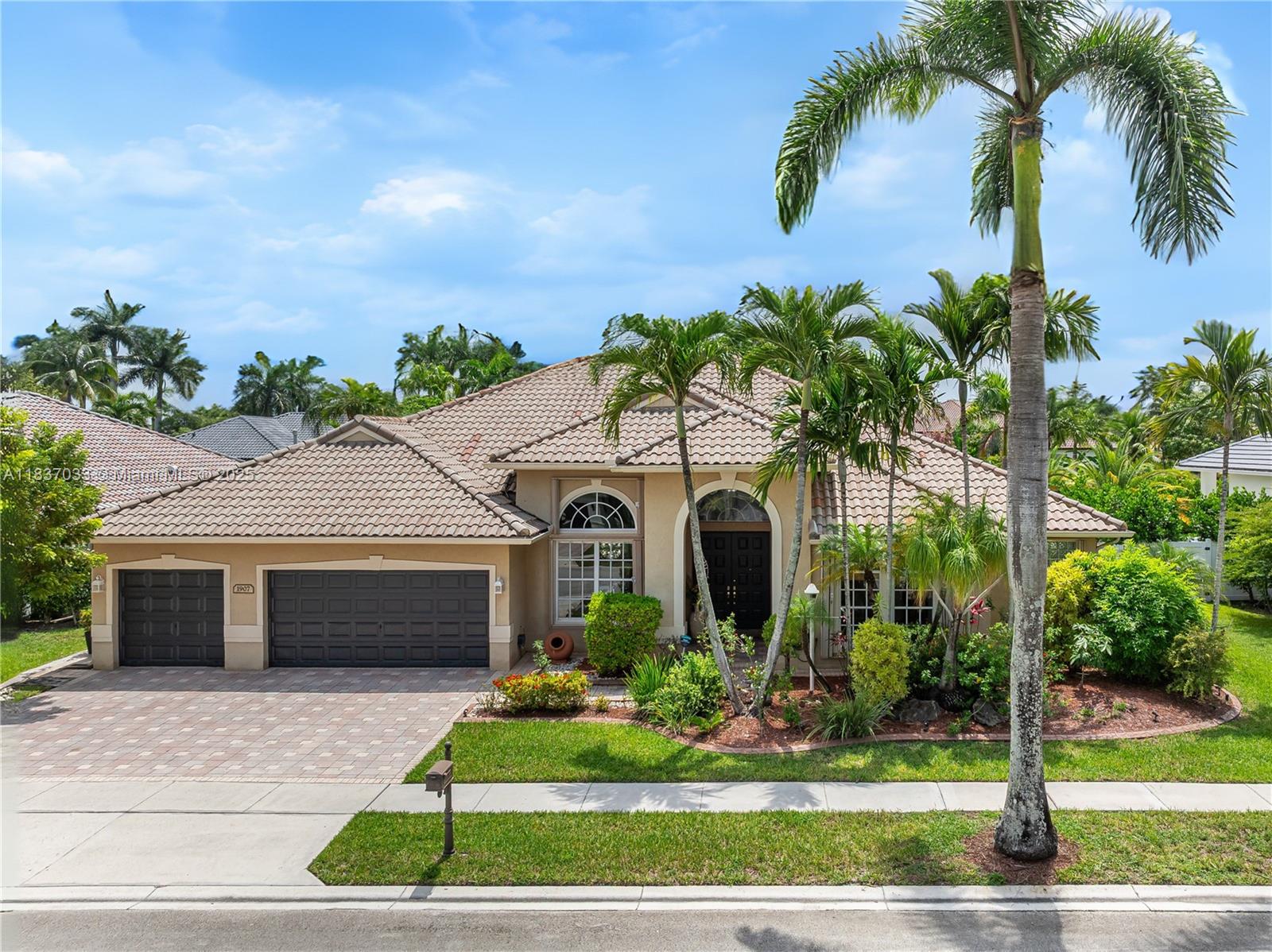 RARELY AVAILABLE MARQUIS MODEL LOCATED IN THE LUXURIOUS CRYSTAL HARBOUR SECTION OF PEMBROKE FALLS * THIS ELEGANT 5 BEDROOM, 3.5 BATHROOM HOME OFFERS A 3-CAR GARAGE, COMPLETE ACCORDION SHUTTERS, PARTIAL IMPACT WINDOWS, & A WHOLE HOUSE GENERATOR * STEP INSIDE TO SOARING 14-FOOT VOLUME CEILINGS, BEAUTIFUL JERUSALEM STONE FLOORING IN THE MAIN LIVING AREAS, & AN ABUNDANCE OF NATURAL LIGHT * THE KITCHEN OFFERS GRANITE COUNTERTOPS & REAL WOOD CABINETRY * THE PRIMARY SUITE FEATURES AN ELEGANT TRAY CEILING, 2 LARGE CLOSETS, PLUS AN ADDITIONAL WALK-IN CLOSET * THE BACKYARD IS PRIVATE & GENEROUSLY SIZED COMPLETE WITH A SCREENED-IN COVERED PATIO & AMPLE SPACE FOR A POOL * COMMUNITY AMENITIES INCLUDE A RESORT-STYLE CLUBHOUSE, NATURAL GAS & MORE * HOA INCLUDES CABLE, INTERNET, 24HR SECURITY & MORE!