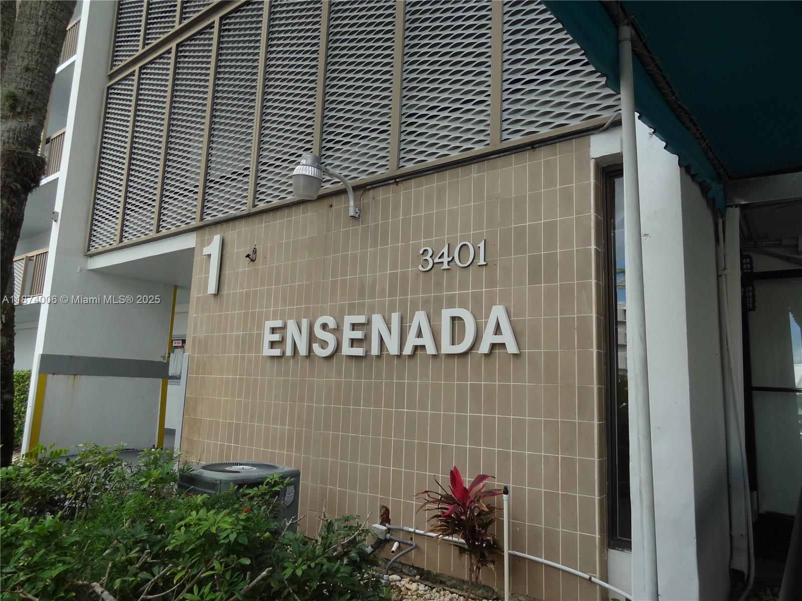 Immaculate 1 bedroom, 1 bath CORNER unit Condo Apartment located in the peaceful community of Ensenada in AVENTURA. This gorgeous Apartment comes with a stunning remodeled kitchen featuring good counter tops and good appliances! Formal living and dining room shows beautifully with tons of natural light entering from large Balcony area. Located only minutes from your favorite Aventura Mall, restaurants, shopping plaza's, schools, gas stations, Turnpike and more!