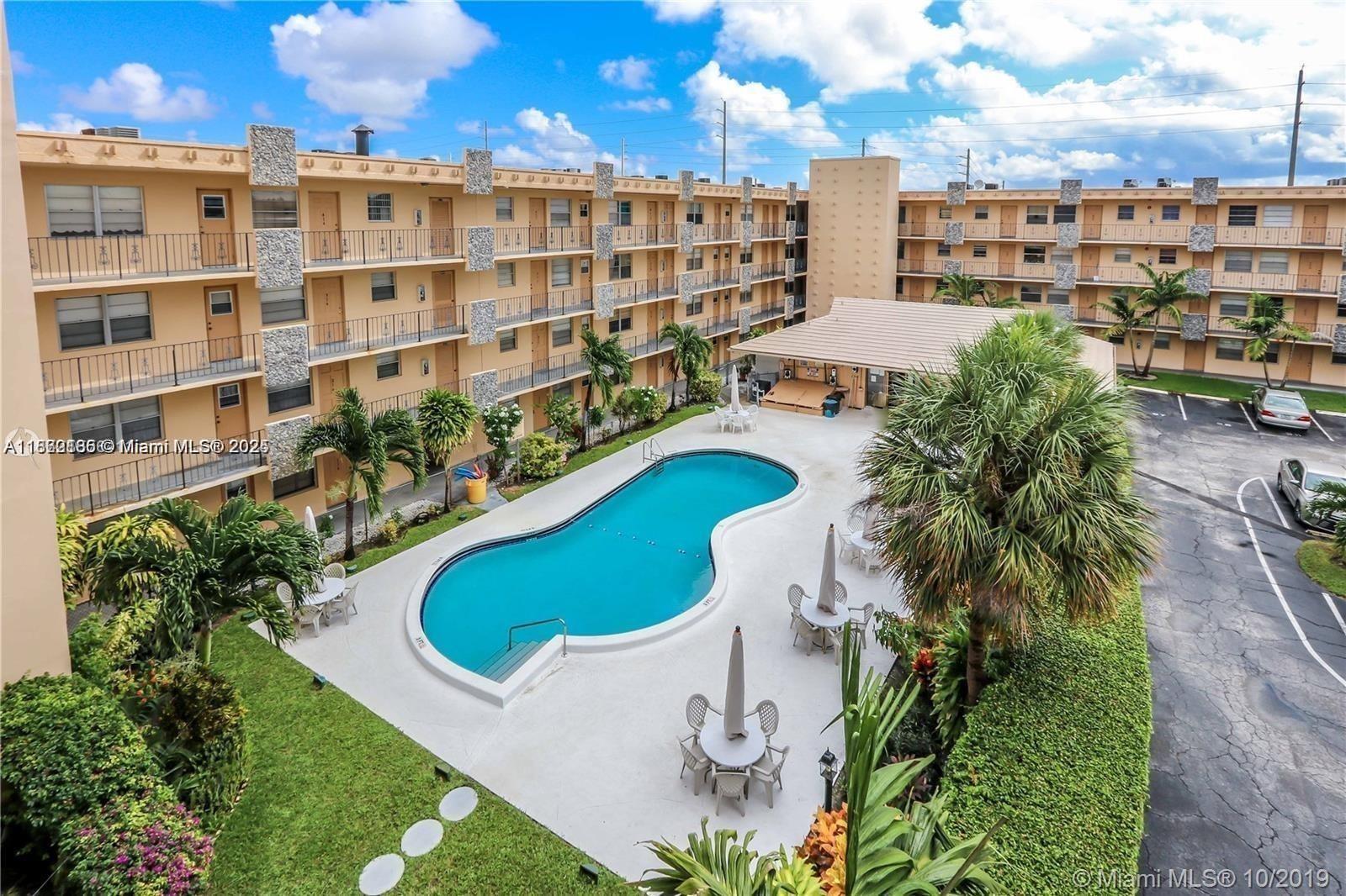 Well managed 55+ Bldg. has passed 40 Yr & 50 year inspections. LOW MAINTENANCE FEE. No outstanding assessments & none expected. 55+ community. Freshly painted & Immaculate Spacious 2/1 Condo. Kitchen has lots of cabinet space. Entire unit has the same beautiful ceramic tile floors that flows thru every room. Excellent location, walking distance of downtown Hollywood, and minutes to the beach and the famous boardwalk. Clubhouse w/BBQ are and heated pool. Very friendly community and & well managed community. ROOF ASSESSMENTS PAID BY SELLER. No Pets. RENT RESTRICTION: No rent first year owned, 2 mos. min ~ max 6 months and only once a year. NO AIRBNBS All information deemed reliable must verify with assoc. 1 assigned Parking. Additional storage unit. FIRPTA REQUIRED