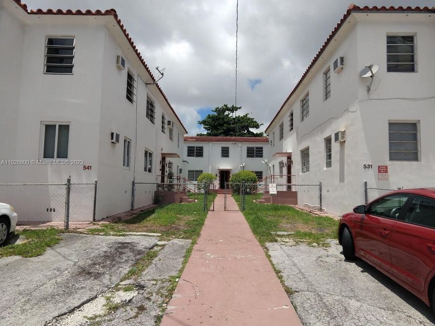 12 Unit apt. Bldg. located in the center of Miami, close to South Beach, Brickell, Coral Gables, and Downtown Miami, Rent is below market Value, Great opportunity for developers and investors.